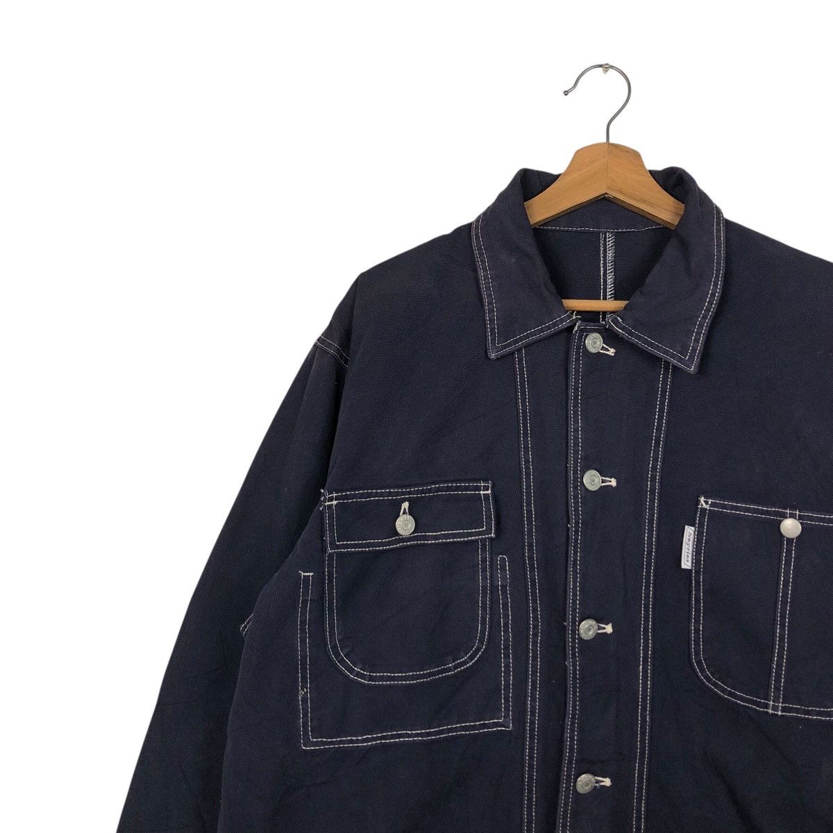 Japanese Brand 📌Vintage Chore Work Jacket Detroit Neyries Issey Miyake Size US M / EU 48-50 / 2 - 8 Thumbnail
