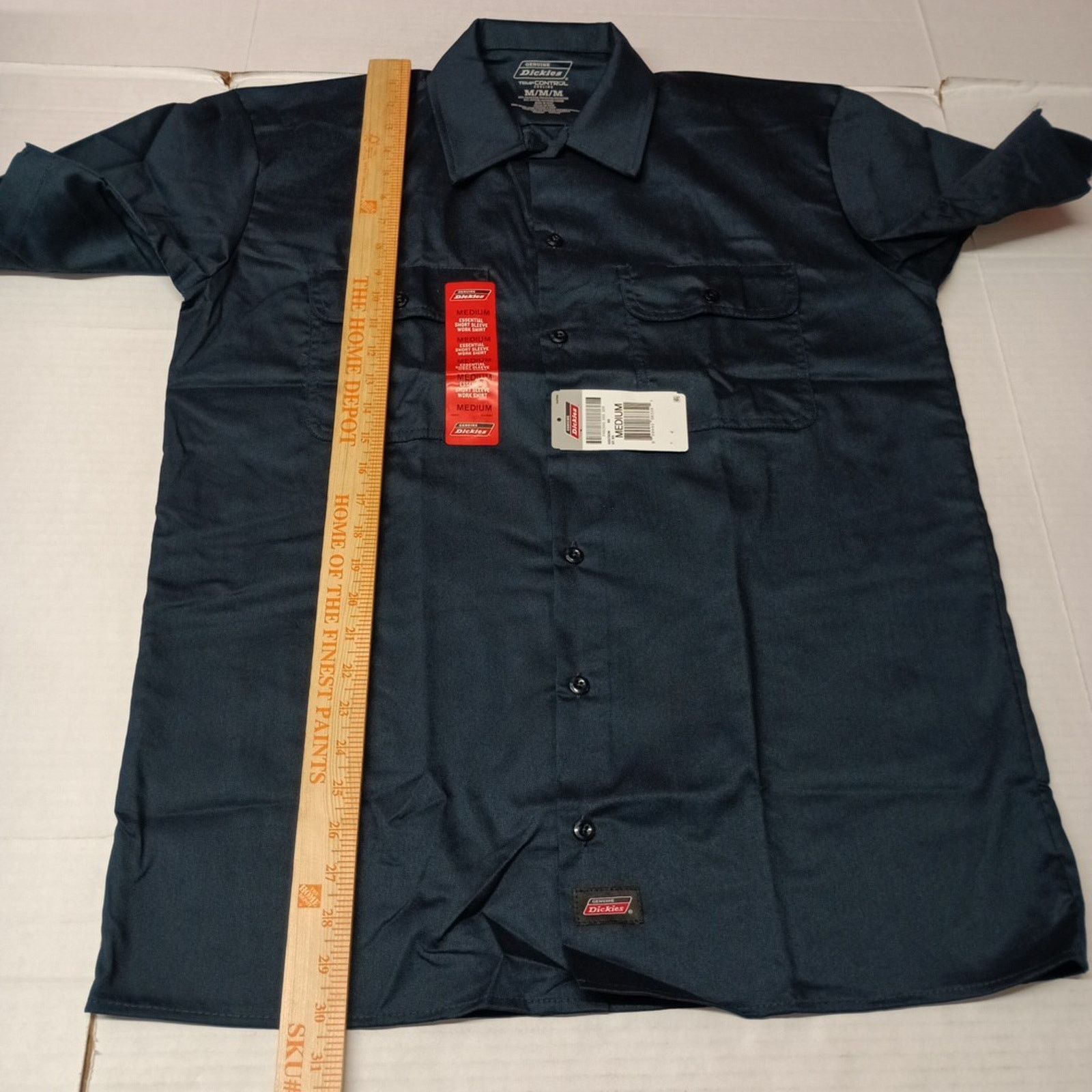 Dickies Dickies Essential Work Shirt Men's Size M Blue Temp Control Size US M / EU 48-50 / 2 - 5 Thumbnail