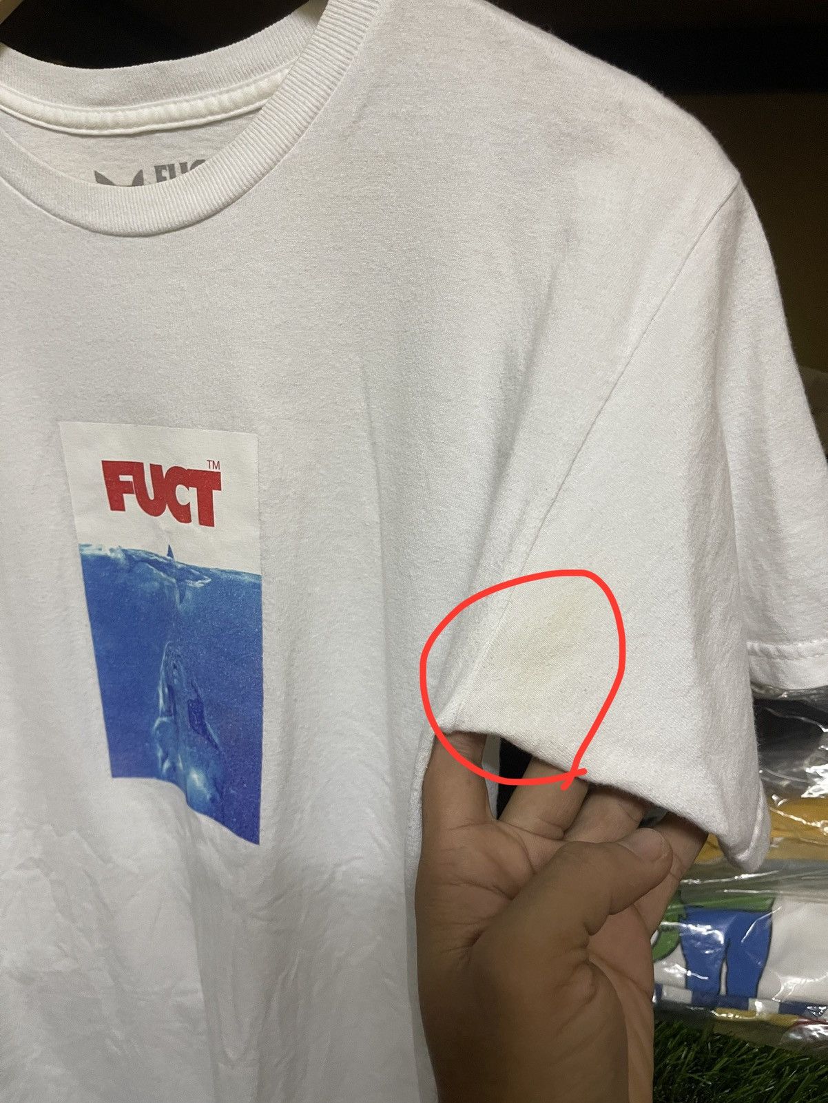 FUCT RARE🔥FUCT🔥Jaws Girl Skate White Tshirt Size US S / EU 44-46 / 1 - 7 Thumbnail