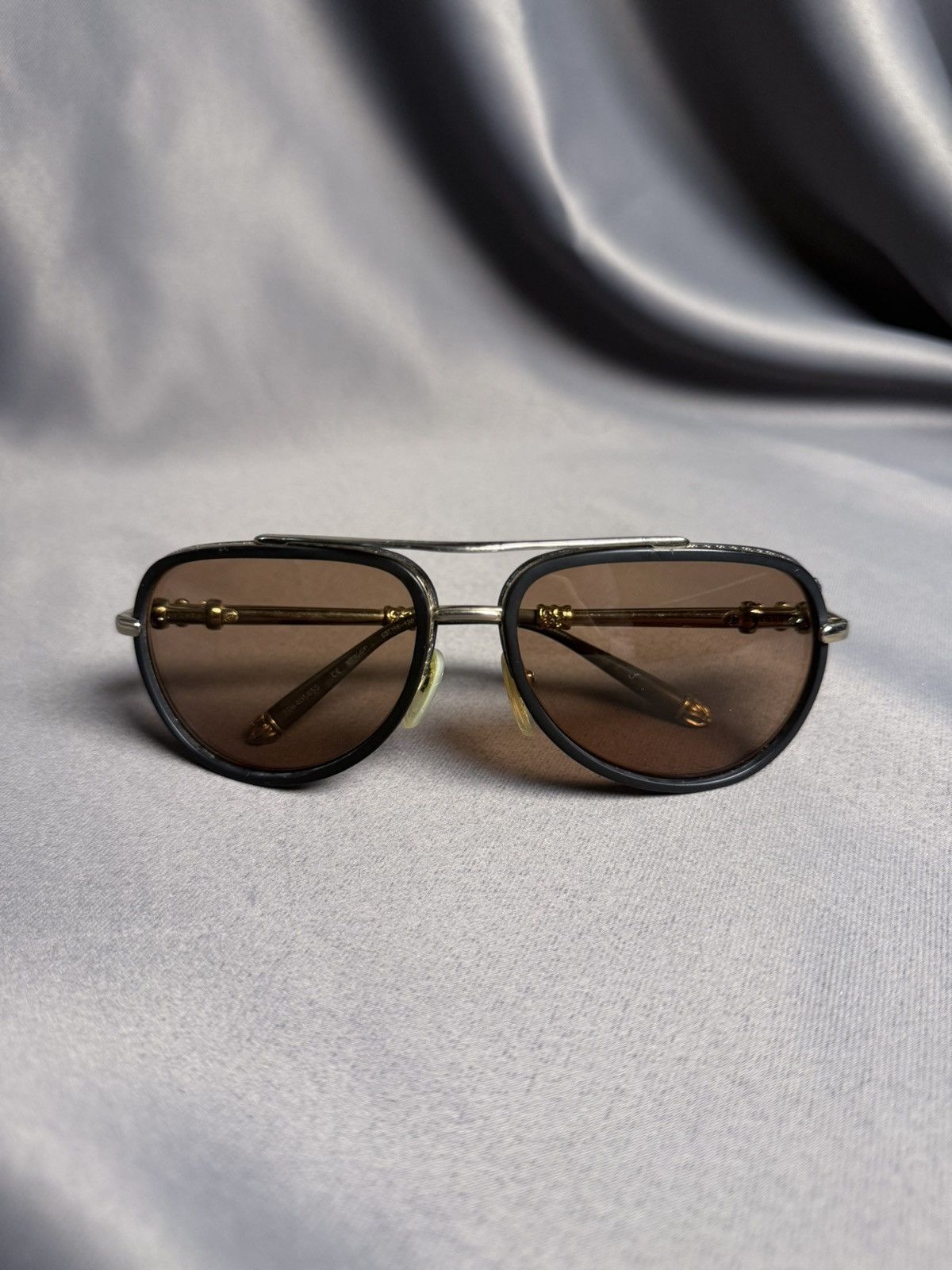 Chrome Hearts Chrome Hearts “Jackwacker II” Aviator Sunglasses Size ONE SIZE - 4 Thumbnail