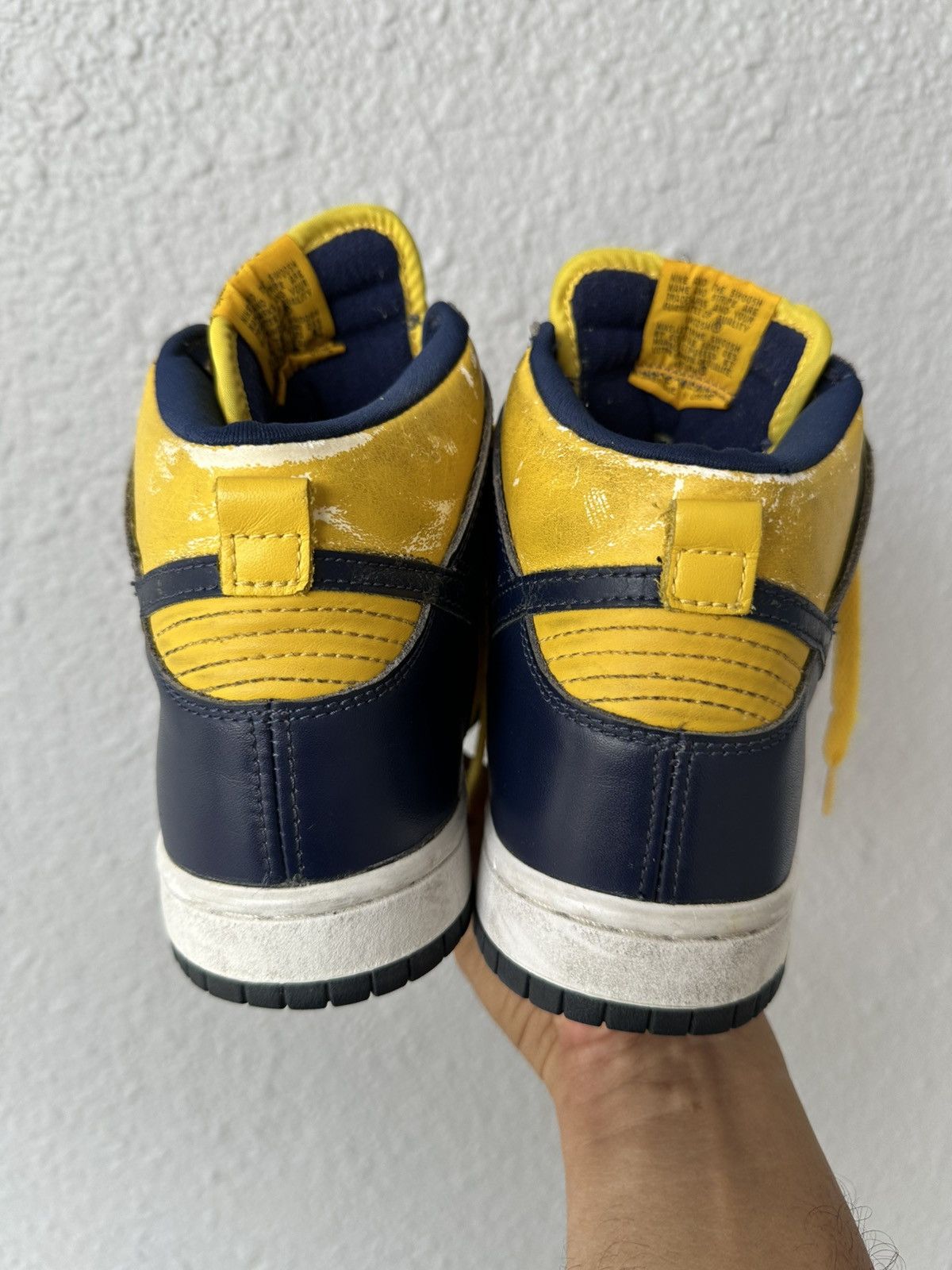 Nike 1998 NIKE DUNK HIGH “Michigan” Size US 7 / EU 40 - 5 Thumbnail