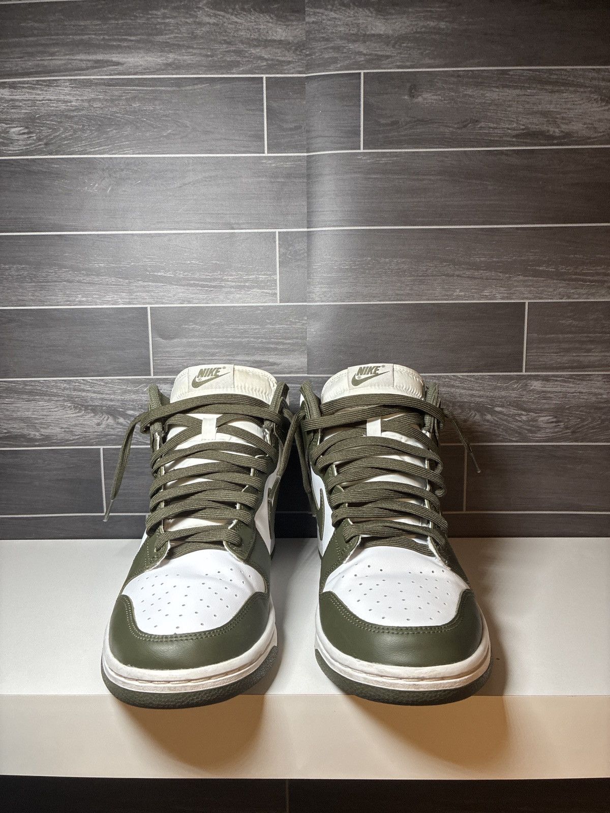 Nike Nike Dunk High Retro ‘Cargo Khaki’ Size US 10 / EU 43 - 3 Thumbnail