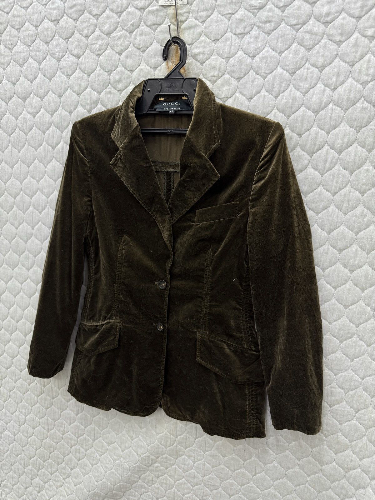 Gucci 🔥🔥🔥ARCHIVE GUCCI VELOUR JACKET Size M / US 6-8 / IT 42-44 - 2 Thumbnail