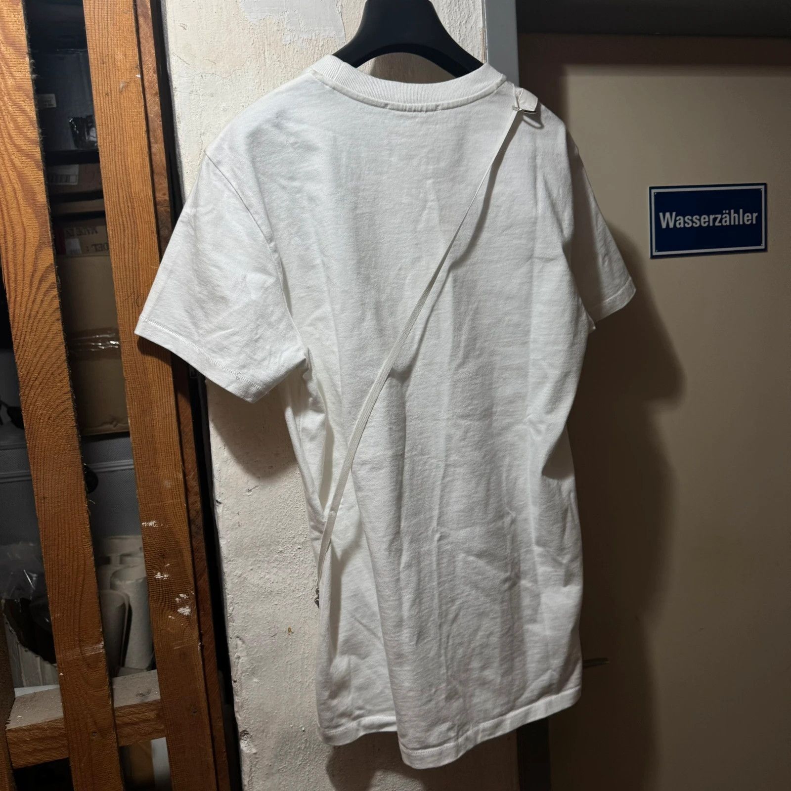 Helmut Lang Helmut lang bondage bag logo t-shirt Size US M / EU 48-50 / 2 - 2 Thumbnail