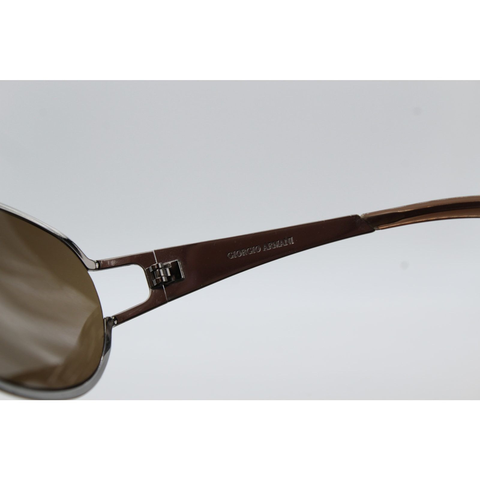 Giorgio Armani Giorgio Armani GA 187/S 8E9 Silver Aviator Sunglasses & Case Size ONE SIZE - 5 Thumbnail