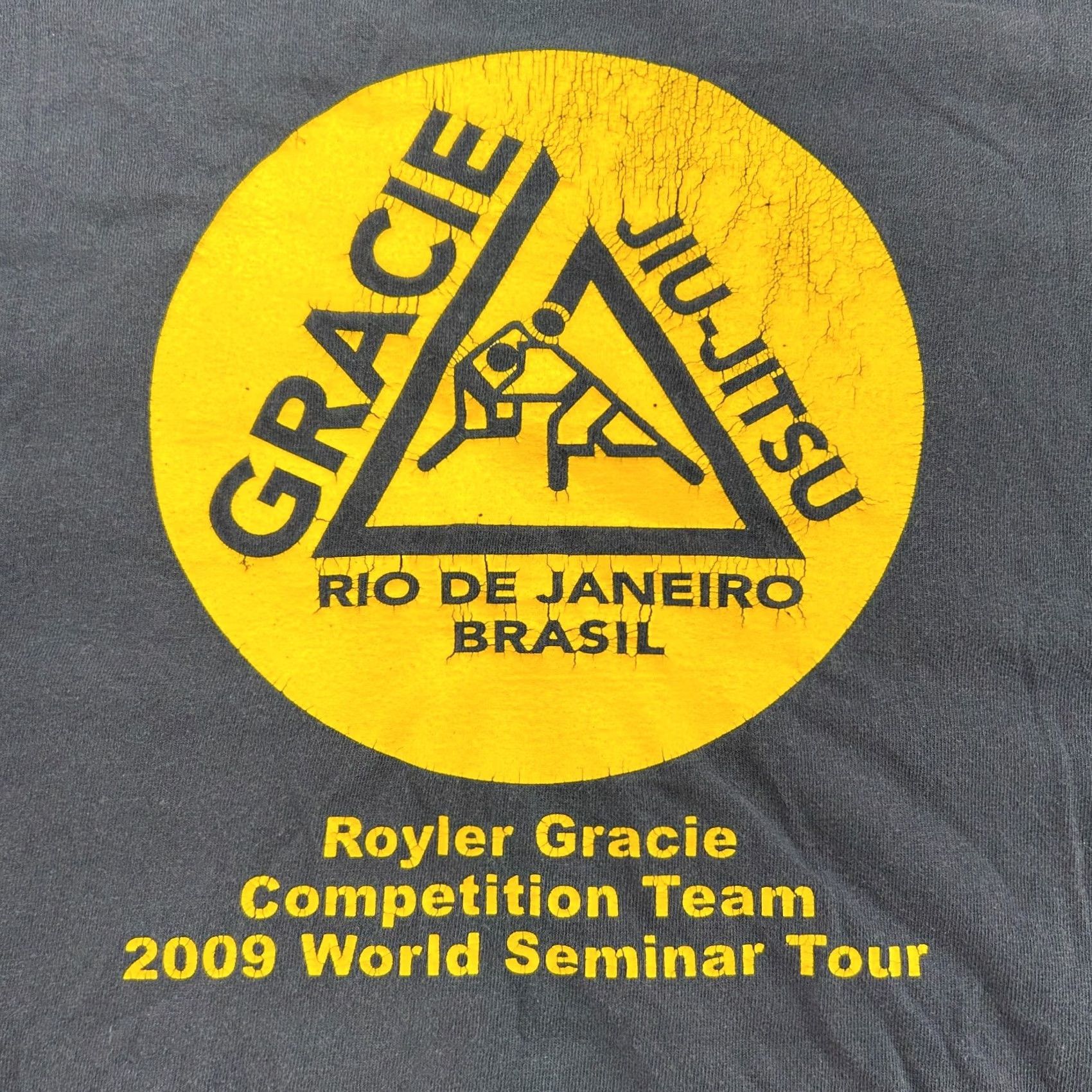 Vintage VINTAGE Gracie Jiu Jitsu Shirt Mens XL Blue Competition Team Royler Rio 2009 Y2K Size US XL / EU 56 / 4 - 2 Thumbnail