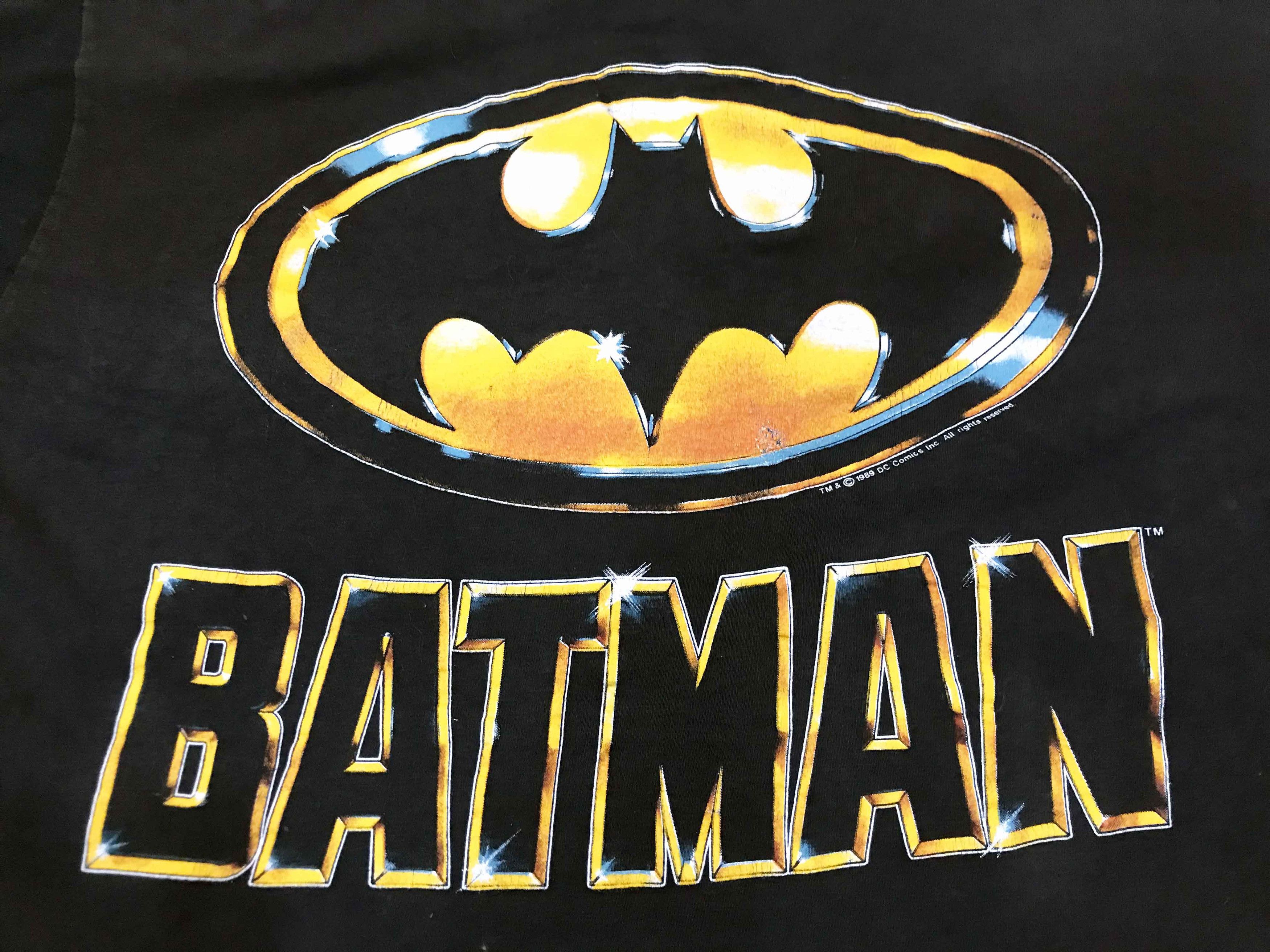Vintage Vintage 1989 Batman DC Comics Movie Double Side T-Shirt Size US L / EU 52-54 / 3 - 6 Thumbnail