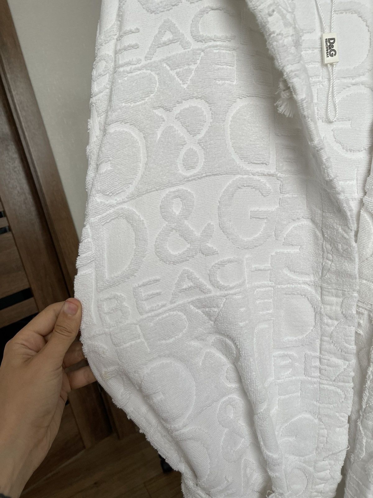 Dolce & Gabbana Dolce & Gabbana Bath Robe Hooded Jacket Multilogo D&G Size US M / EU 48-50 / 2 - 7 Thumbnail