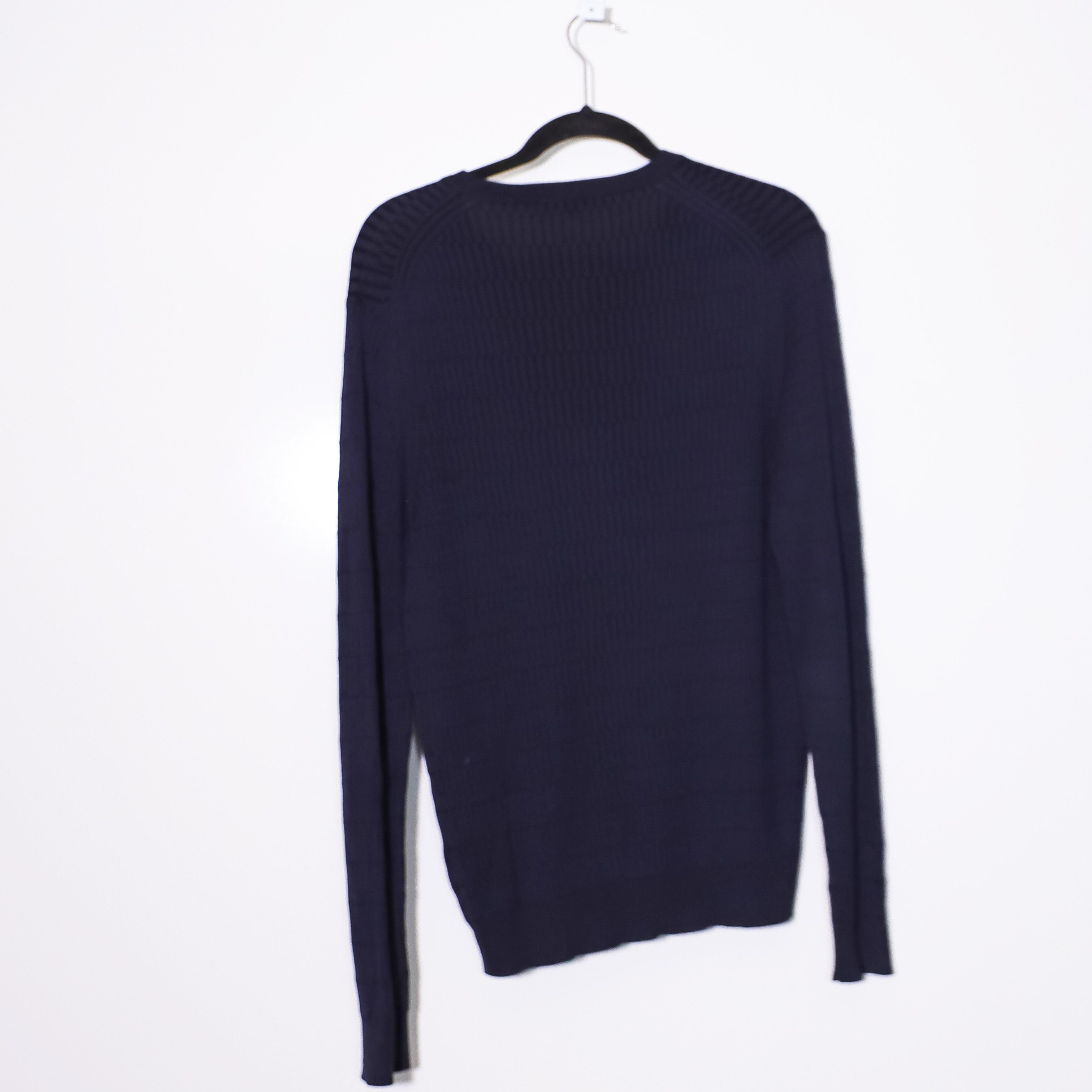 Z Zegna Z Zegna Men's Cotton Silk Ribbed Knit Crew Size US XL / EU 56 / 4 - 4 Thumbnail