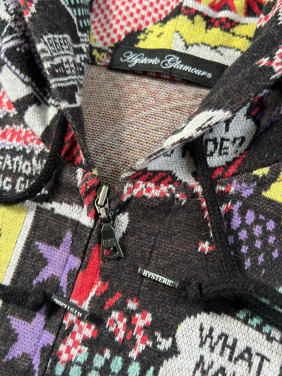 Hysteric Glamour Hysteric Glamour Overprint Zipper Hoodie Size S / US 4 / IT 40 - 6 Thumbnail