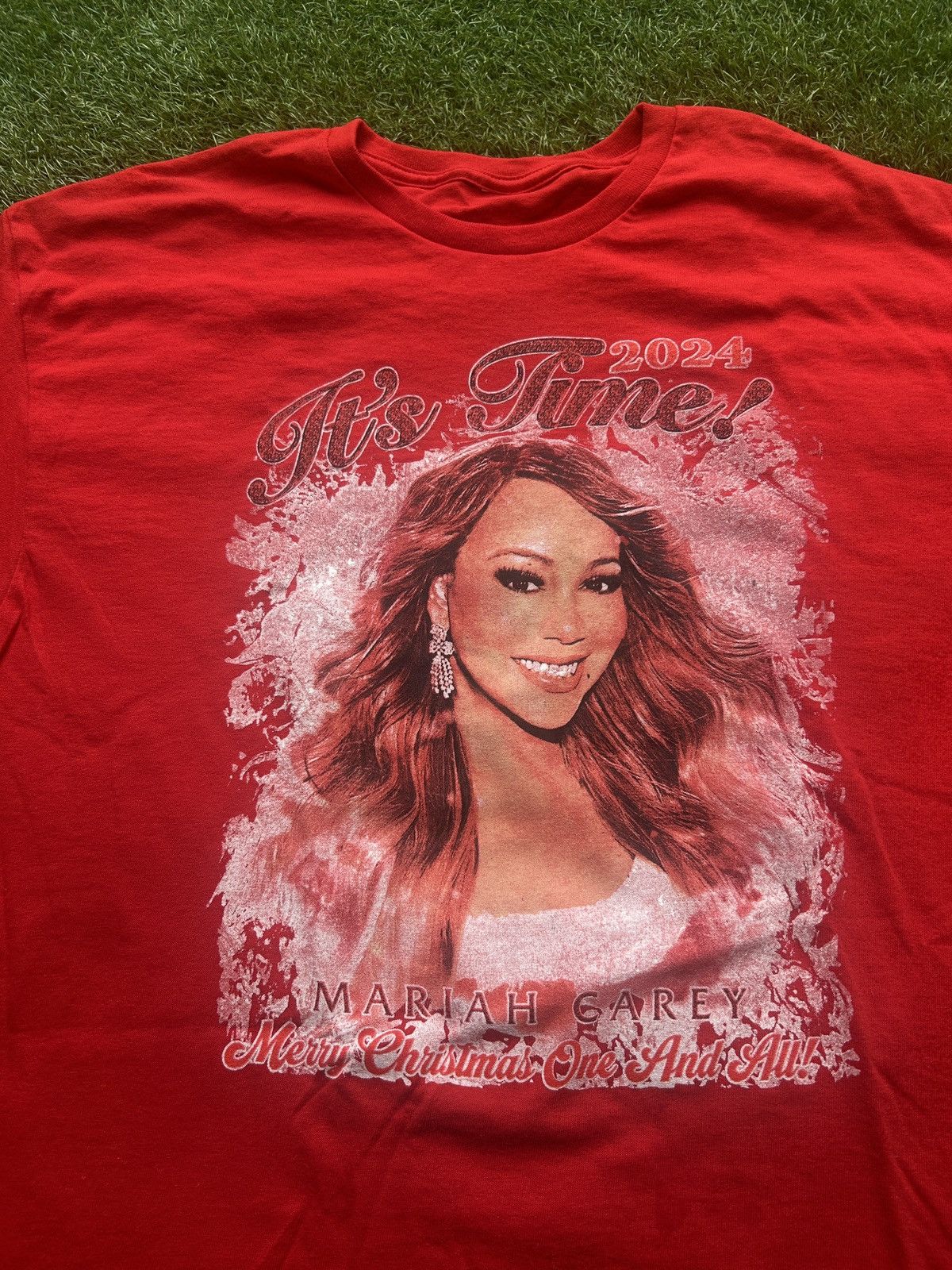 Rap Tees Mariah Carey 2024 “It’s Time!” Merry Christmas T-Shirt Size US XL / EU 56 / 4 - 2 Thumbnail