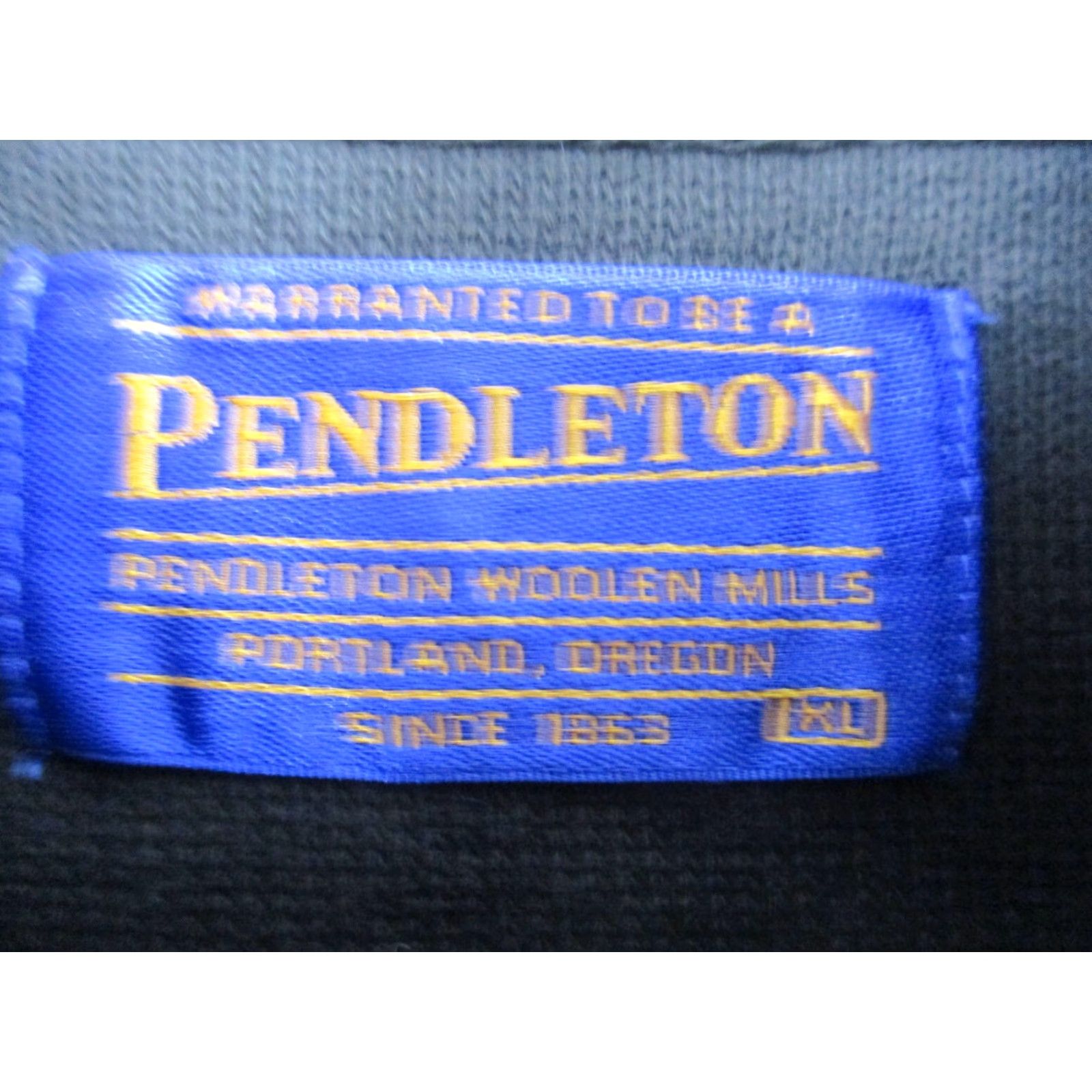 Pendleton Pendleton Sweater Adult XL Black Mock Neck 1/4 Zip Size US XL / EU 56 / 4 - 6 Thumbnail