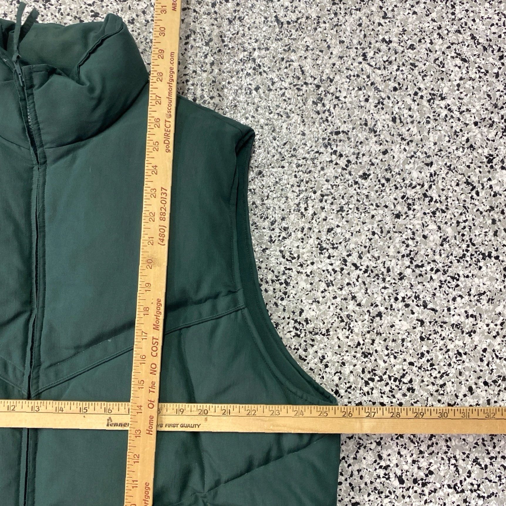 Wrangler VINTAGE Wrangler Outerwear Puffer Vest Green Down Full Zip Men XL Cowboy Classic Size US XL / EU 56 / 4 - 2 Thumbnail