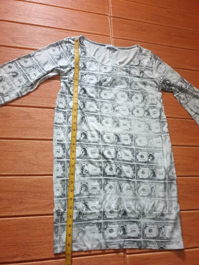 Hysteric Glamour 💥Hysteric Glamour Monogram dollar money dress shirt Size M / US 6-8 / IT 42-44 - 9 Thumbnail