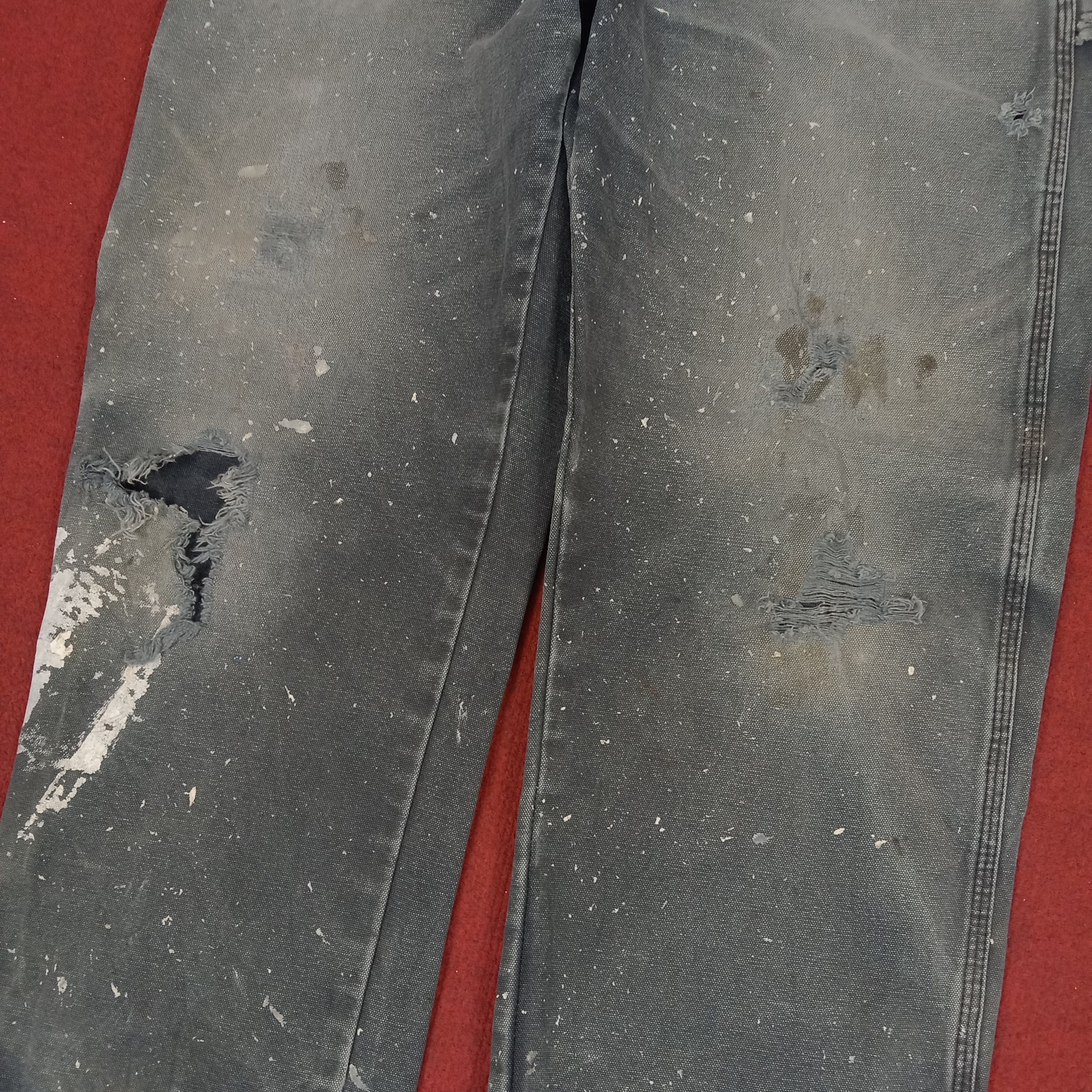 Dickies × Vintage Dickies Workwear Style Distressed Carpenter Pants Size US 31 - 15 Thumbnail