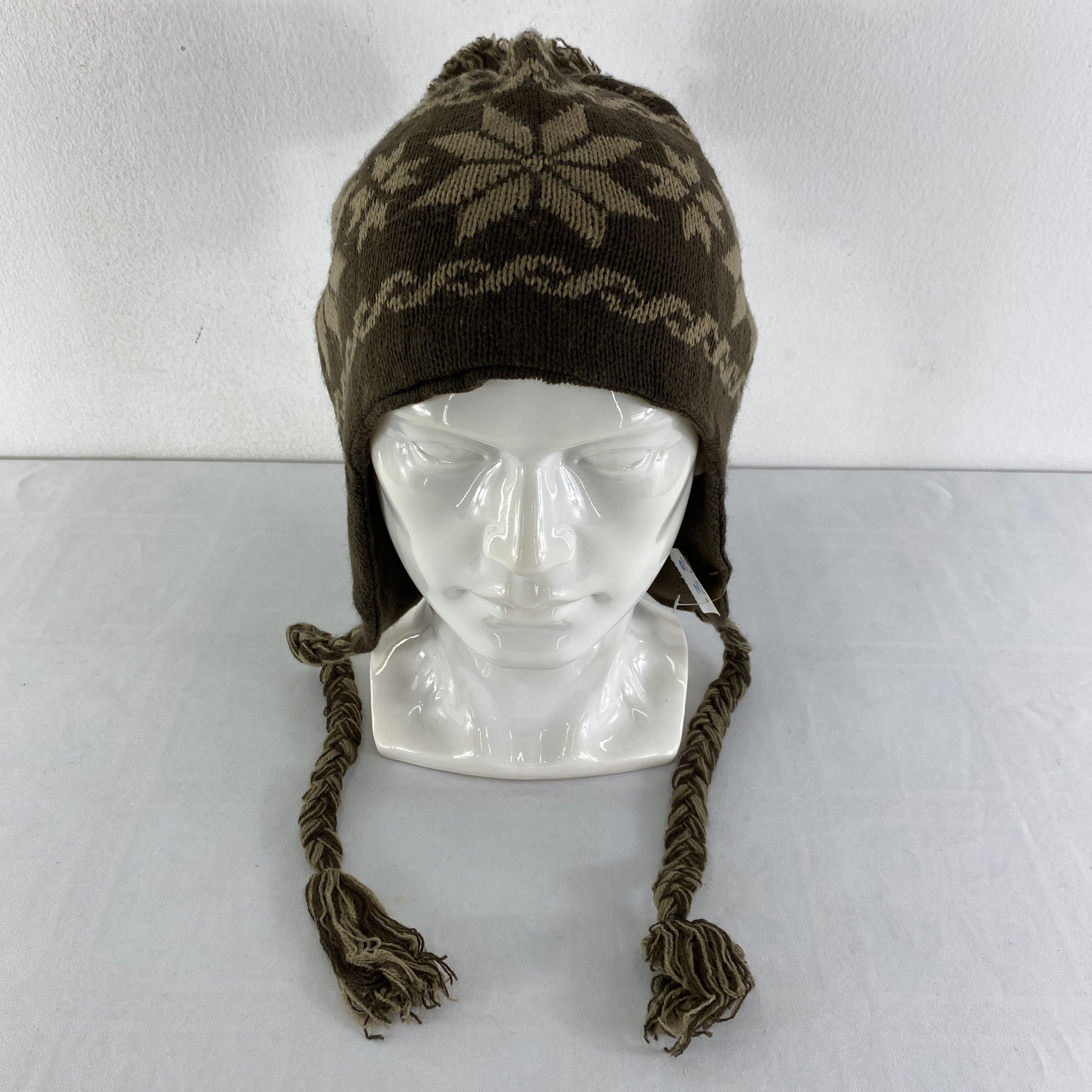 Japanese Brand Art Geometric Snow Cap Hat Beanie -BN510 Size ONE SIZE - 2 Thumbnail