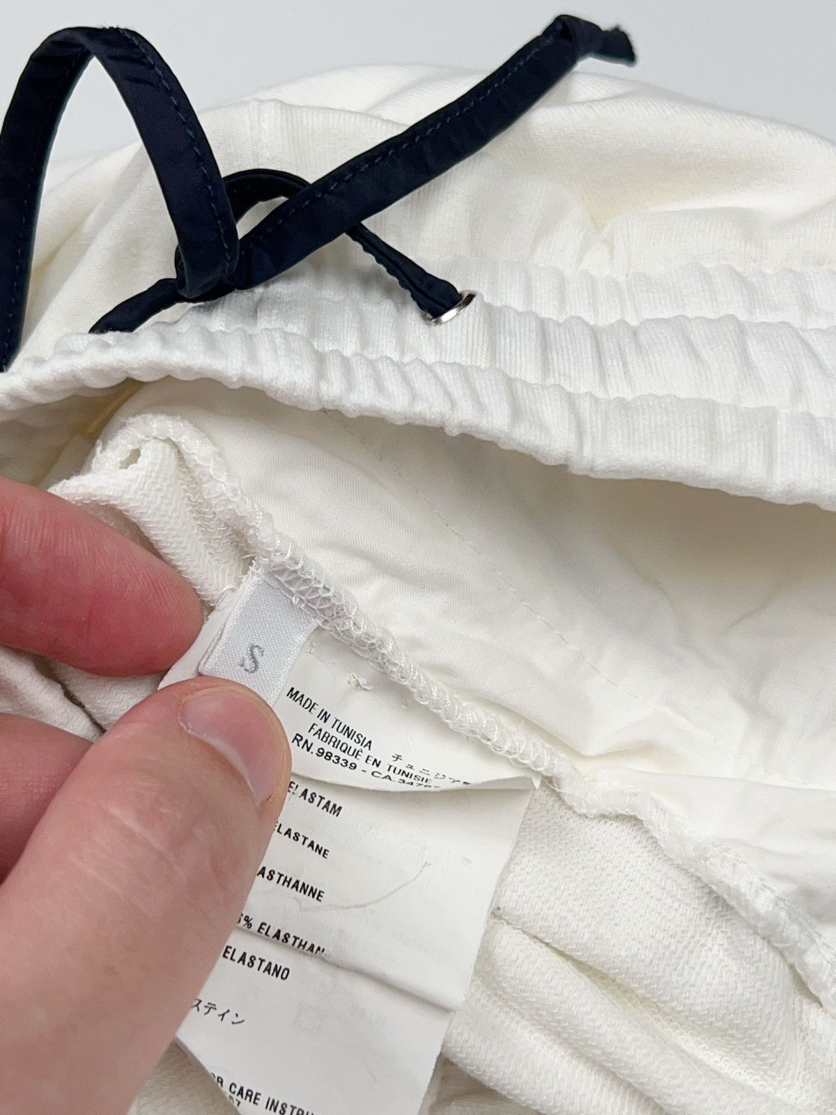 Prada Prada White skinny Shorts Vintage Size US 29 - 19 Thumbnail