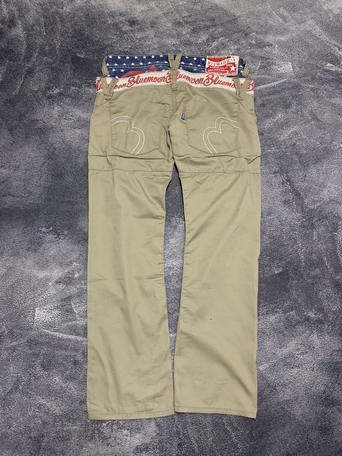 Japanese Brand Double waist chinos bluemoon japanese brand Size 28" / US 6 / IT 42 - 2 Thumbnail