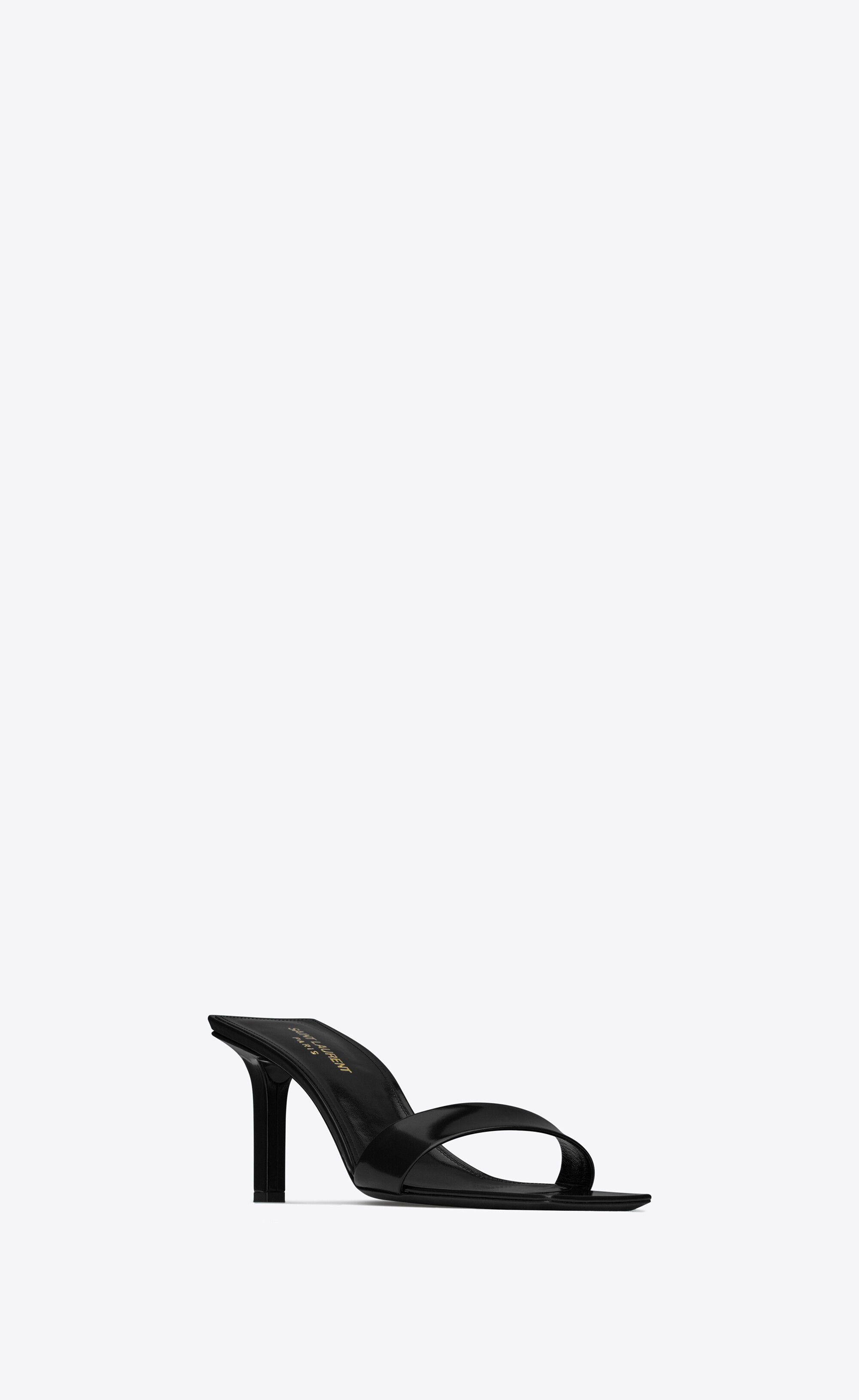 Saint Laurent Paris o1bcso1str1225 Mules in Black Size US 6 / IT 36 - 1 Thumbnail