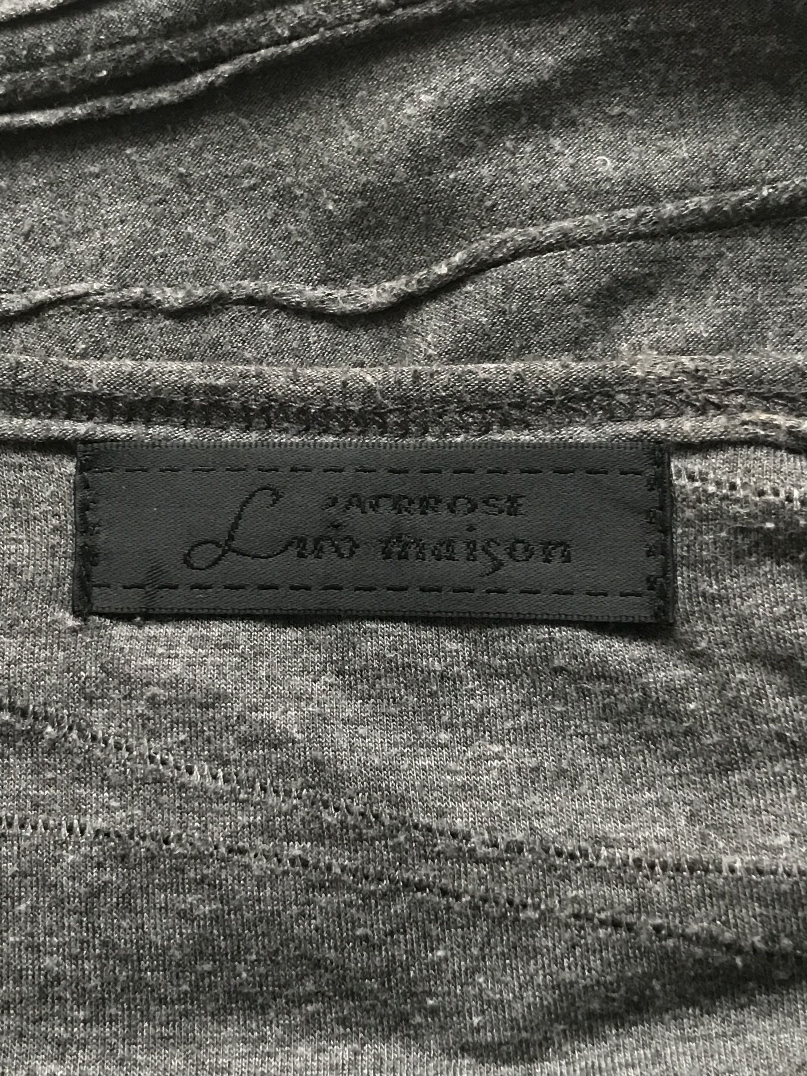 Le Grande Bleu (L.G.B.) Luv Maison Jackrose Textured Poem Long Sleeve T-Shirt Size US S / EU 44-46 / 1 - 8 Thumbnail
