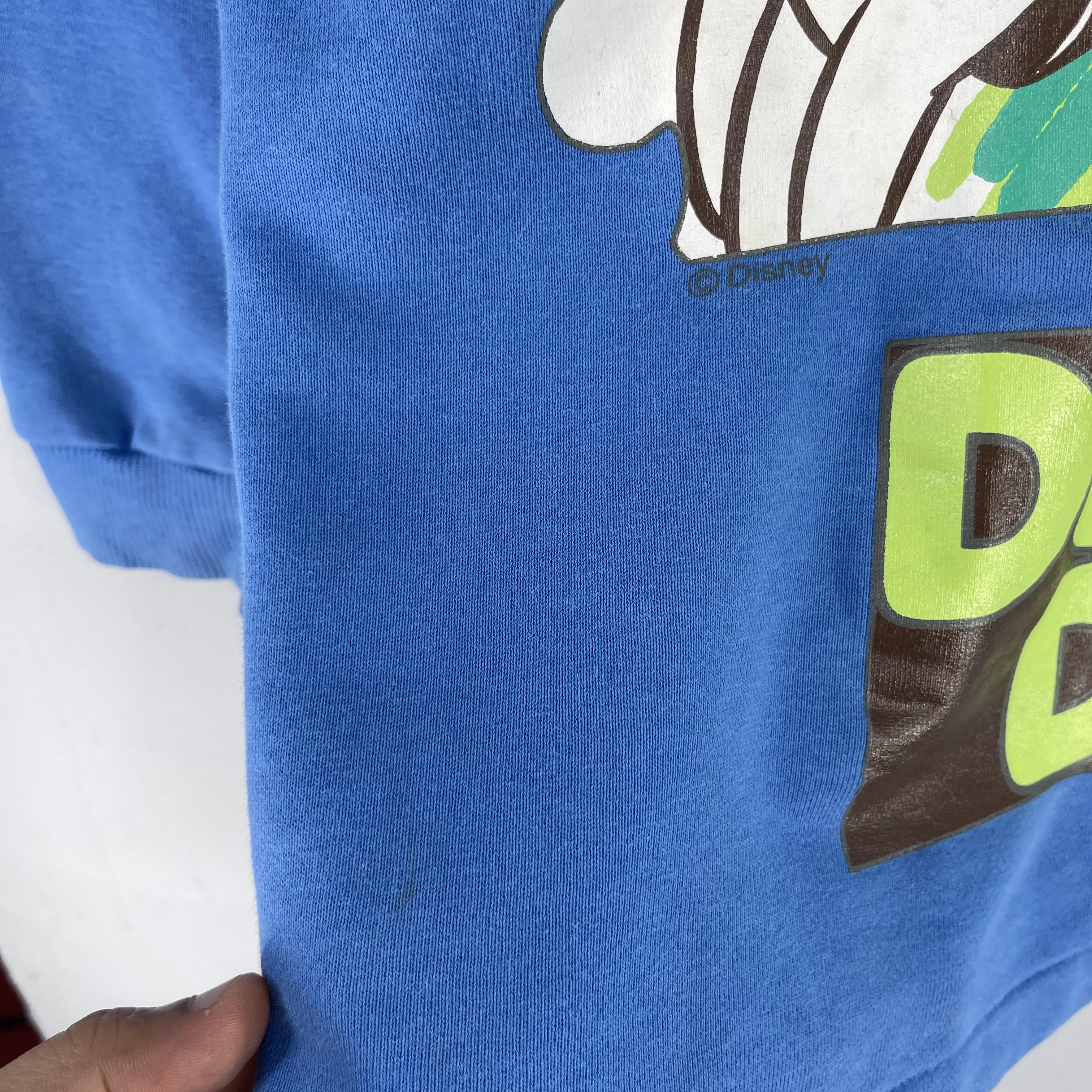 Disney × Vintage Vintage 90's DONALD DUCK Puzzle Printed Pullover Sweater Size US M / EU 48-50 / 2 - 9 Thumbnail