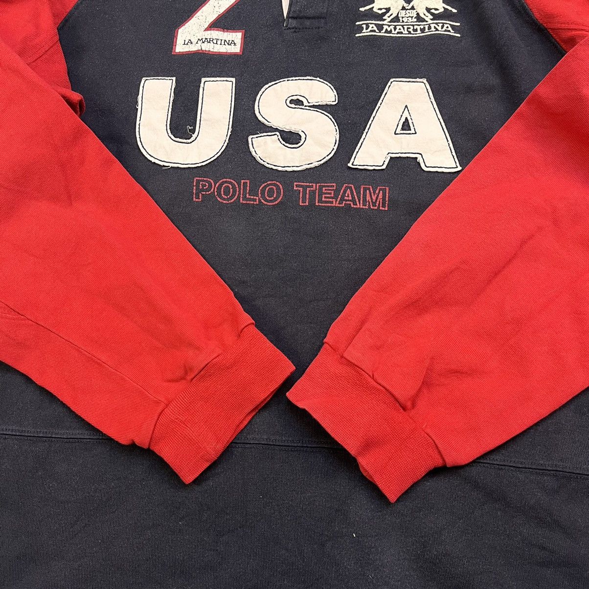 La Martina × Polo Ralph Lauren × Vintage Vintage La Martina Long Sleeve USA Chief Keef Style Size US XL / EU 56 / 4 - 10 Thumbnail