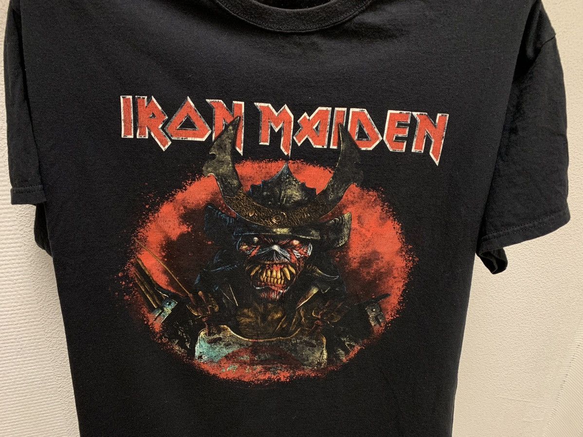 Iron Maiden Iron Maiden vintage black t-shirt big logo rock band tee Xl Size US XL / EU 56 / 4 - 4 Thumbnail