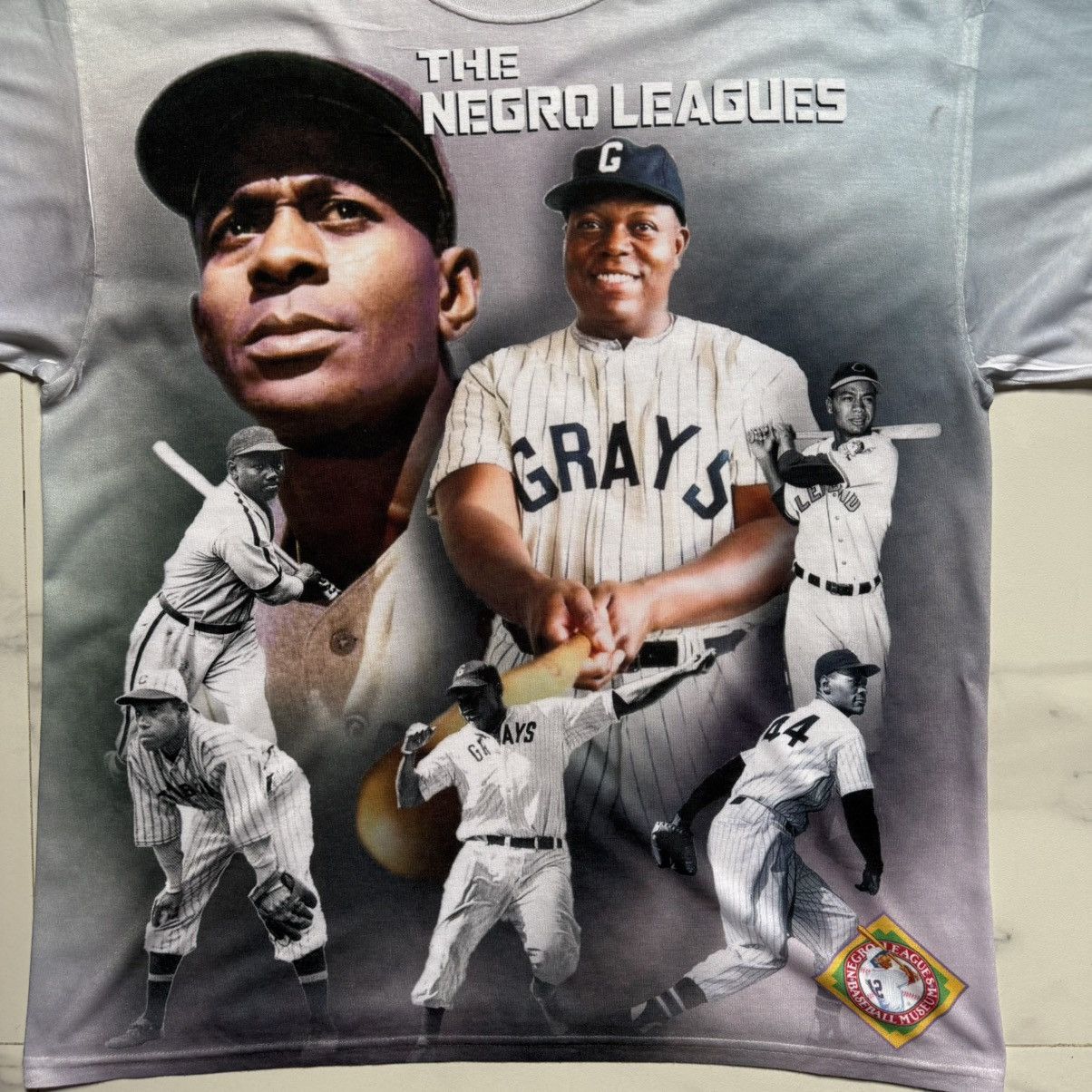 Jerzees Rare! The Negro Leagues All Stars T-Shirt Size US XL / EU 56 / 4 - 4 Thumbnail