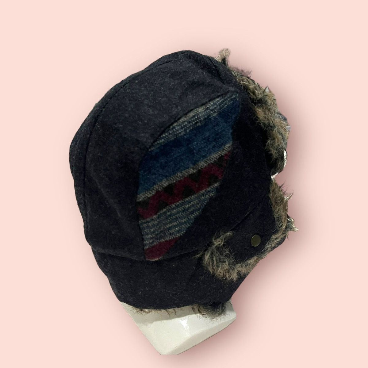 If Six Was Nine × Japanese Brand VINTAGE FAUX FUR TRAPPER HAT ALT BEANIE Size ONE SIZE - 14 Thumbnail