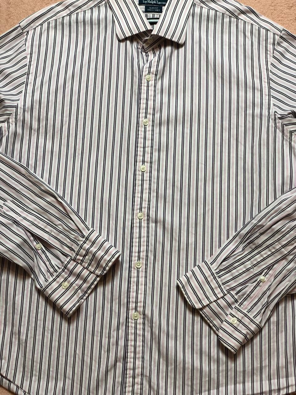 Polo Ralph Lauren Vintage Polo Ralph Lauren Striped Slim Fit Button Up Shirt Size US XXL / EU 58 / 5 - 5 Thumbnail