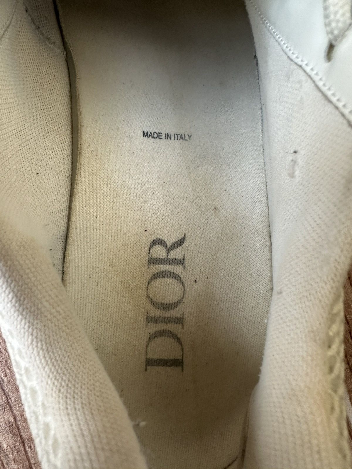 Dior Dior B22 White Silver Mesh Leather Lowtops Size US 10 / EU 43 - 21 Thumbnail