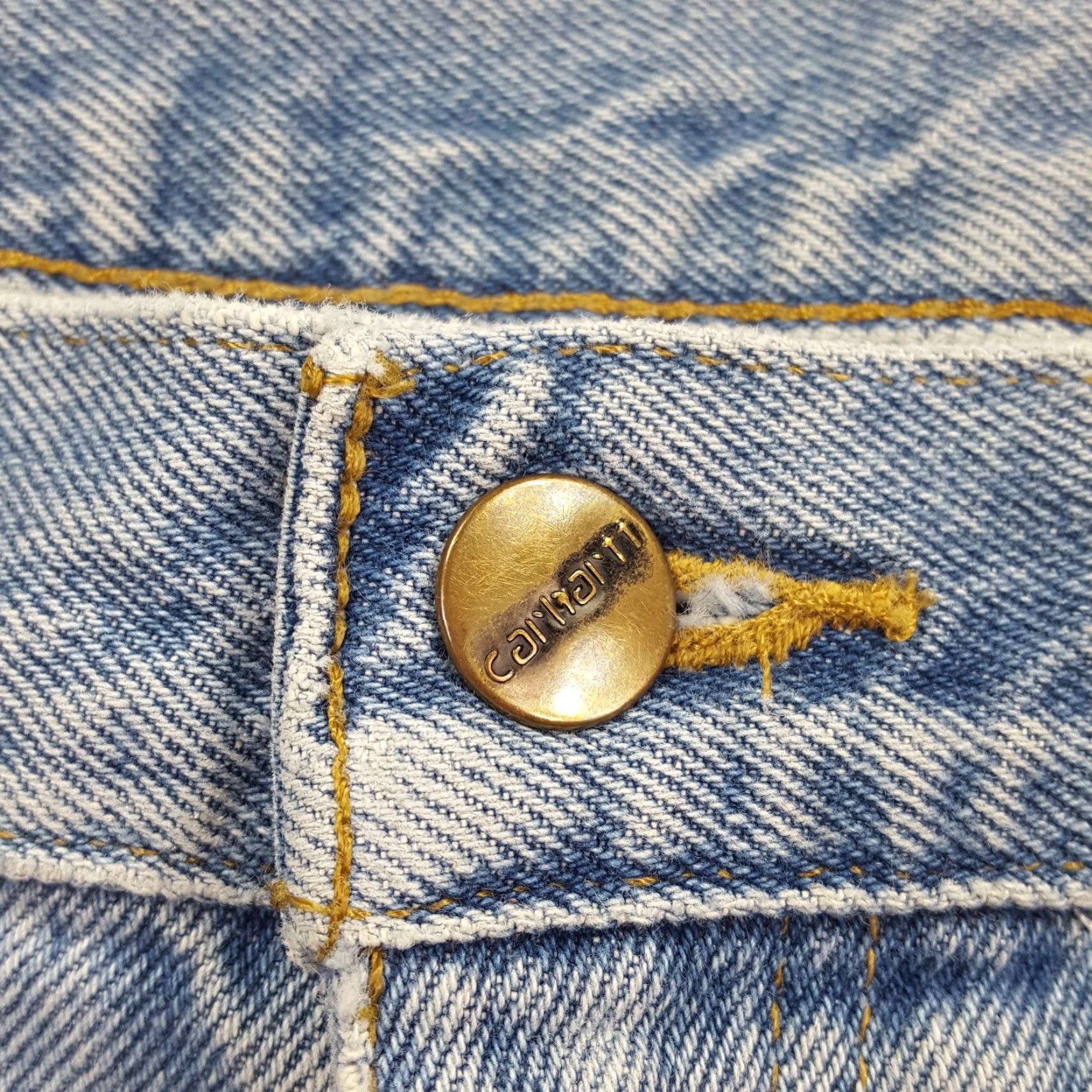 Carhartt Carhartt Jeans B460 Relaxed Fit 40x30 Denim Blue Work Straight Vintage Mens 90s Grunge Retro USA Western Carhartt Logo Navy Blue Jeans Size US 40 / EU 56 - 7 Thumbnail
