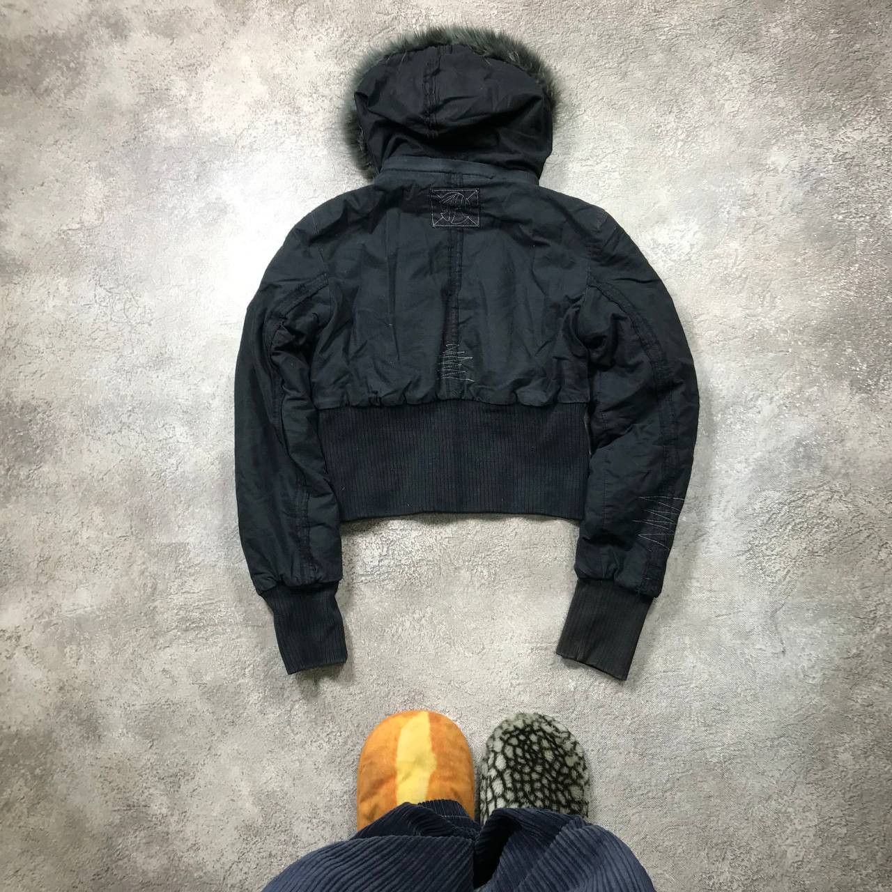 Vintage Vintage Y2K Quilted Bomber Jacket Black Streetwear Tapered S Size S / US 4 / IT 40 - 6 Thumbnail