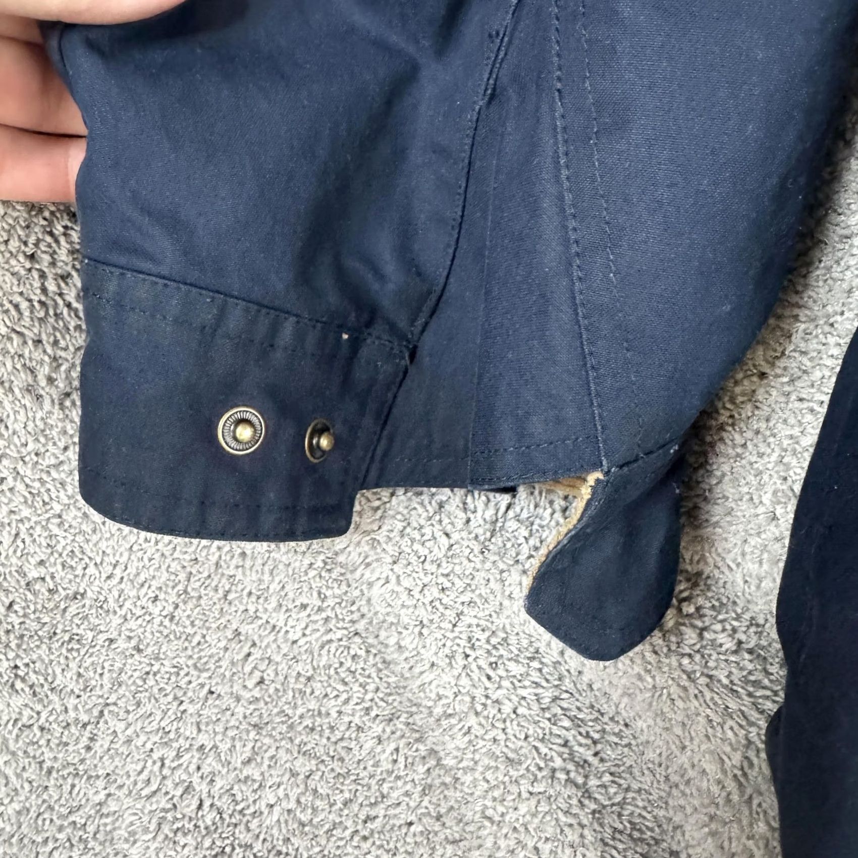 Brooks Brothers Brooks Brothers Coat Mens 2XL Blue Beretta Canvas Field Parka Full Zip Lined Size US XXL / EU 58 / 5 - 2 Thumbnail