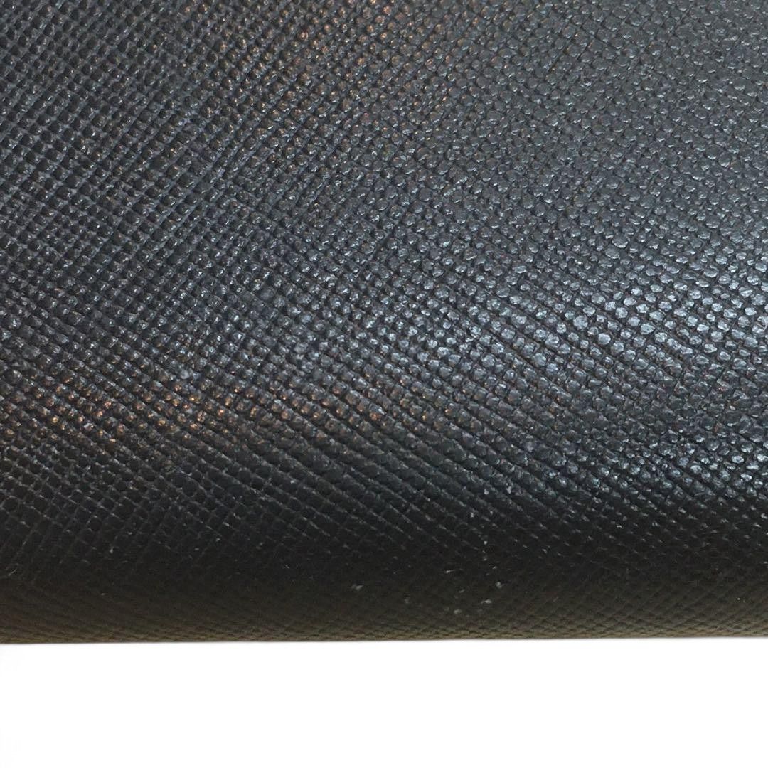 Prada Prada - Trifold Wallet Triangle Logo Plate Black Leather Size ONE SIZE - 8 Thumbnail