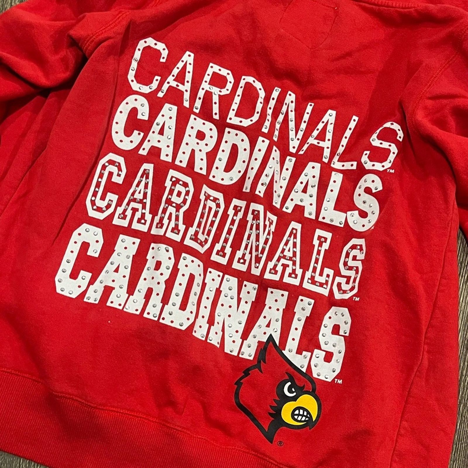Vintage E5 College Classics Hoodie U Of L Louisville Cardinals Sz S Size S / US 4 / IT 40 - 5 Thumbnail