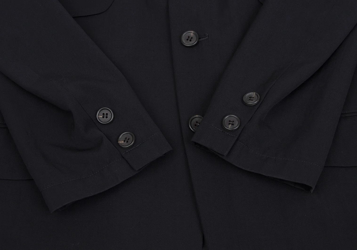 Yohji Yamamoto Yohji Yamamoto Wool Rib Knit Jacket Size US M / EU 48-50 / 2 - 6 Thumbnail