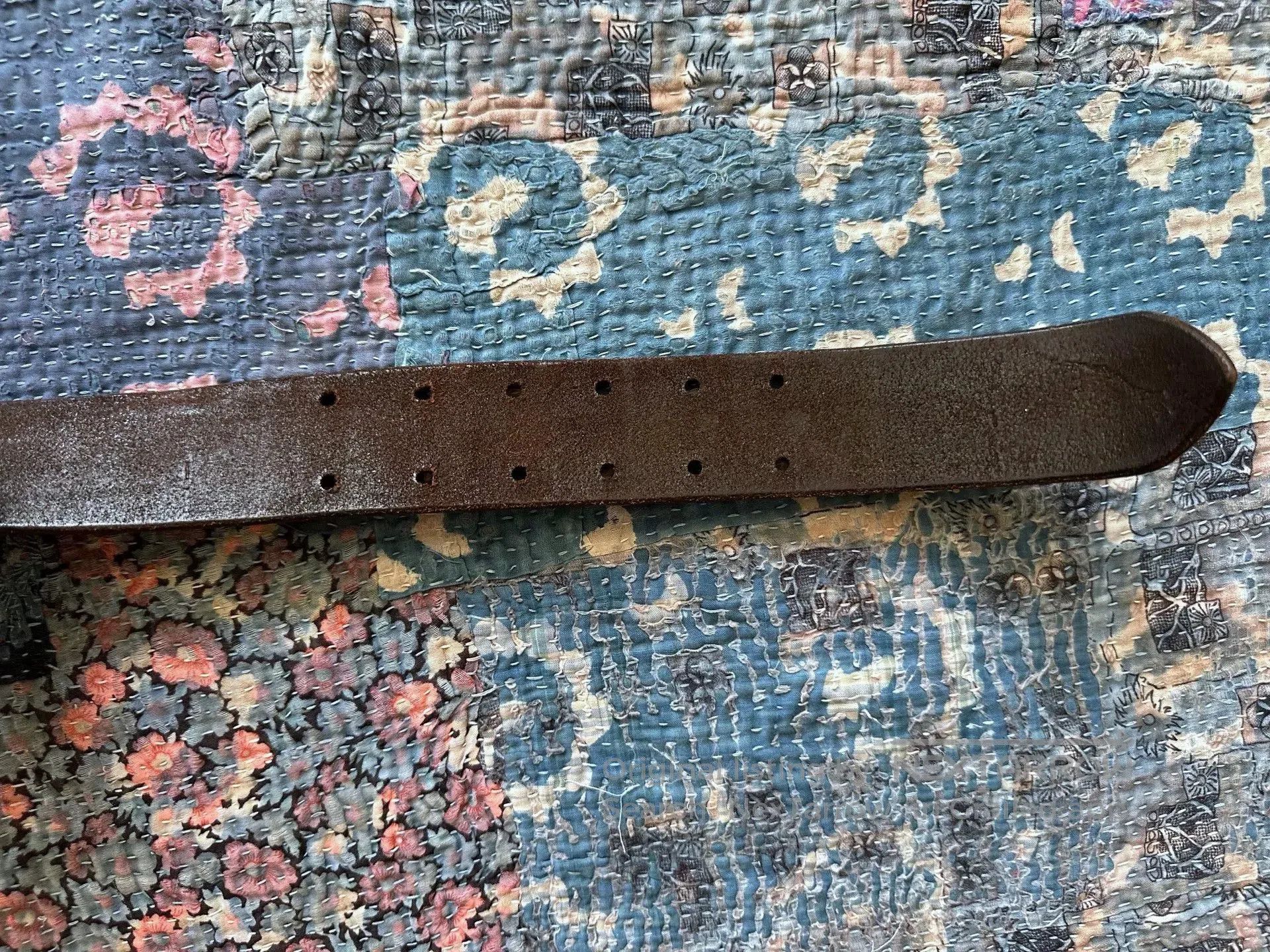 RRL Ralph Lauren RRL Anchor Double Buckle Belt. Size ONE SIZE - 5 Thumbnail