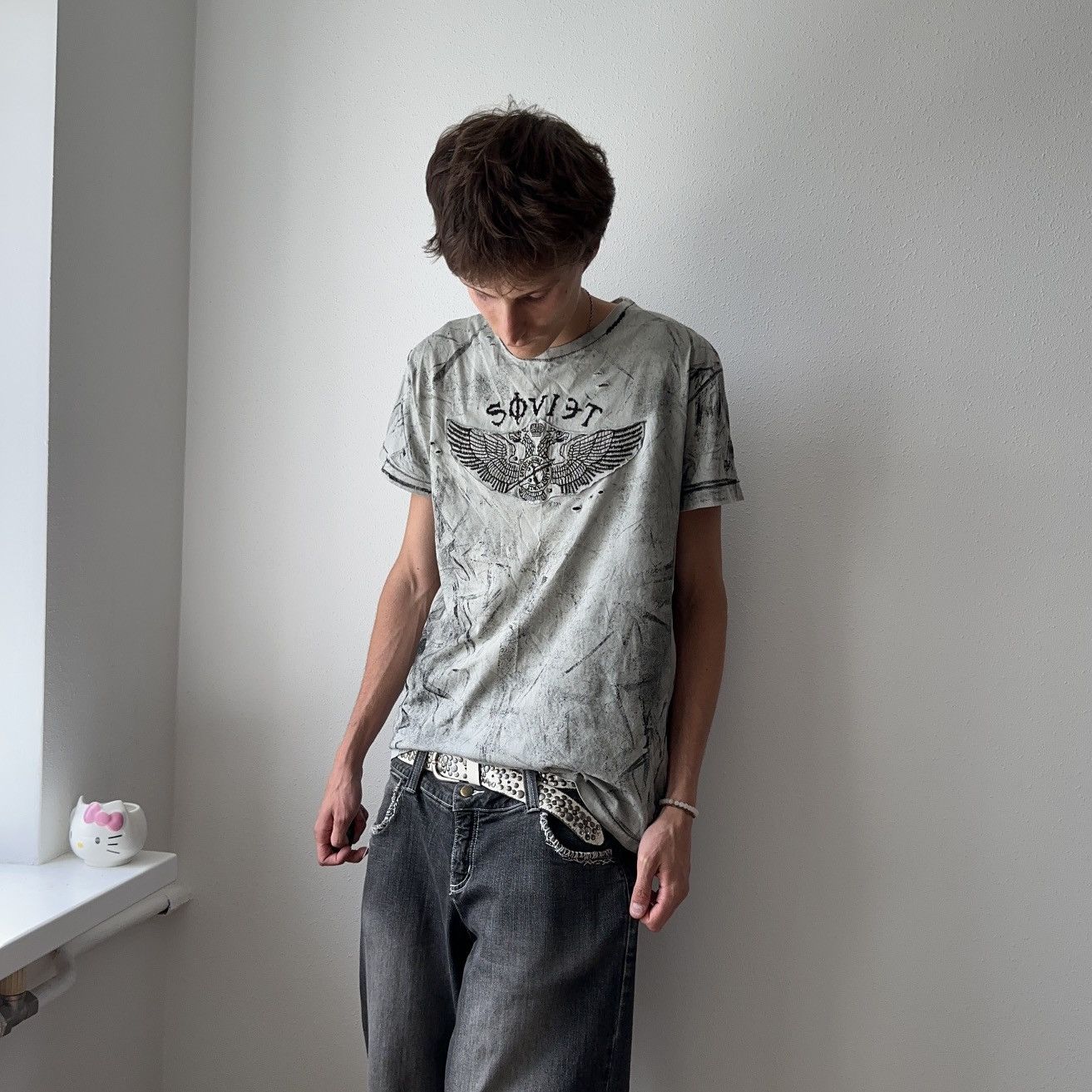 Hysteric Glamour × Undercover Military Soviet Union Hysteric Glamour Style Punk T-Shirt Size US XL / EU 56 / 4 - 3 Thumbnail