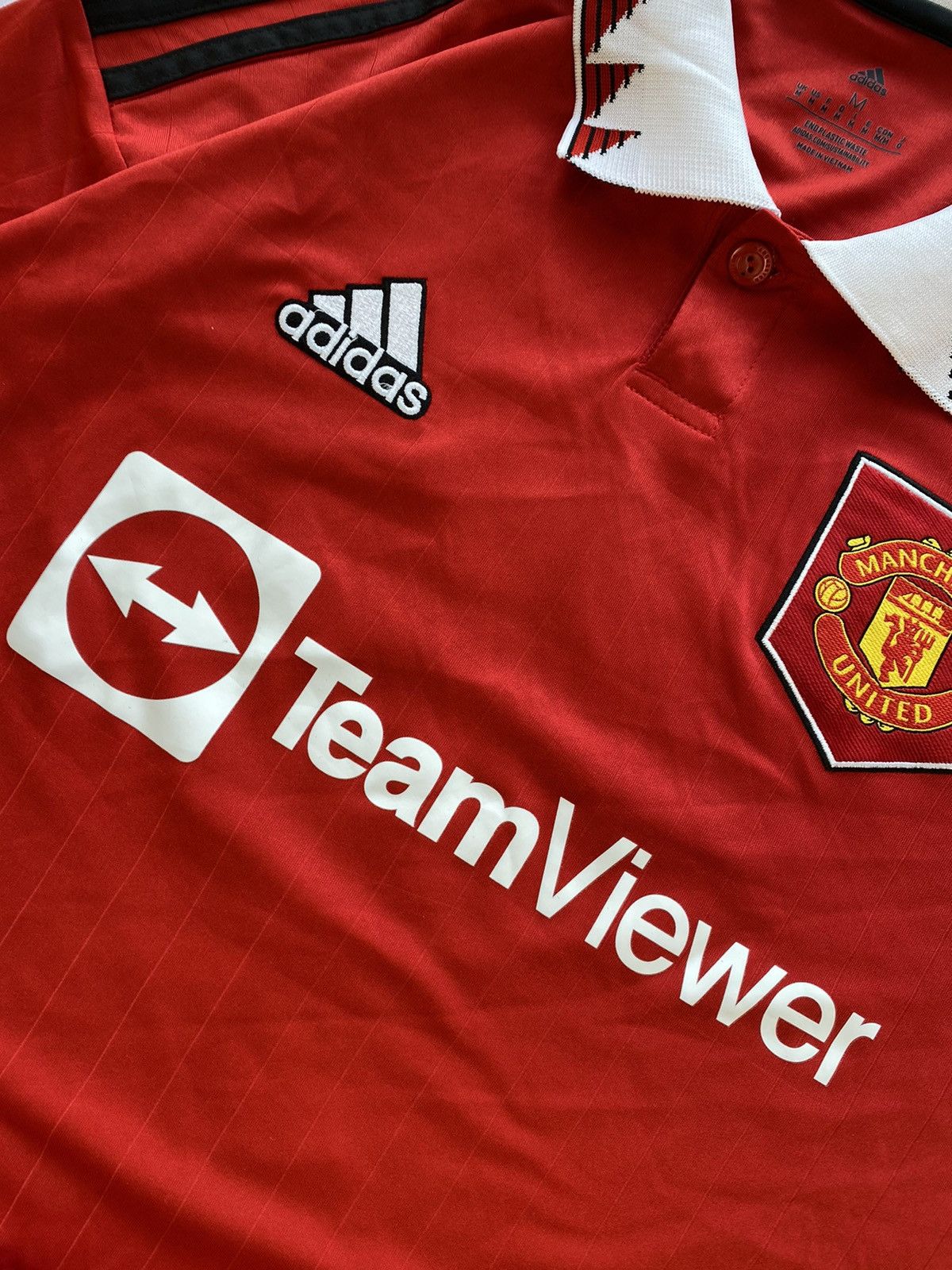Adidas × Vintage Adidas Manchester United #11 Martial 2022 UEFA Soccer Jersey Size US M / EU 48-50 / 2 - 8 Thumbnail