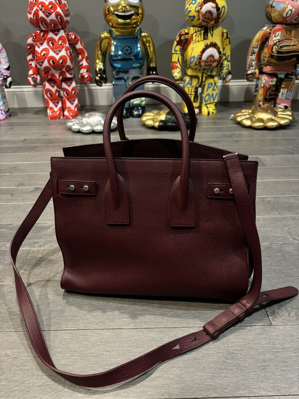 Yves Saint Laurent YSL Maroon Sac De Jour Tote bag Size ONE SIZE - 2 Thumbnail