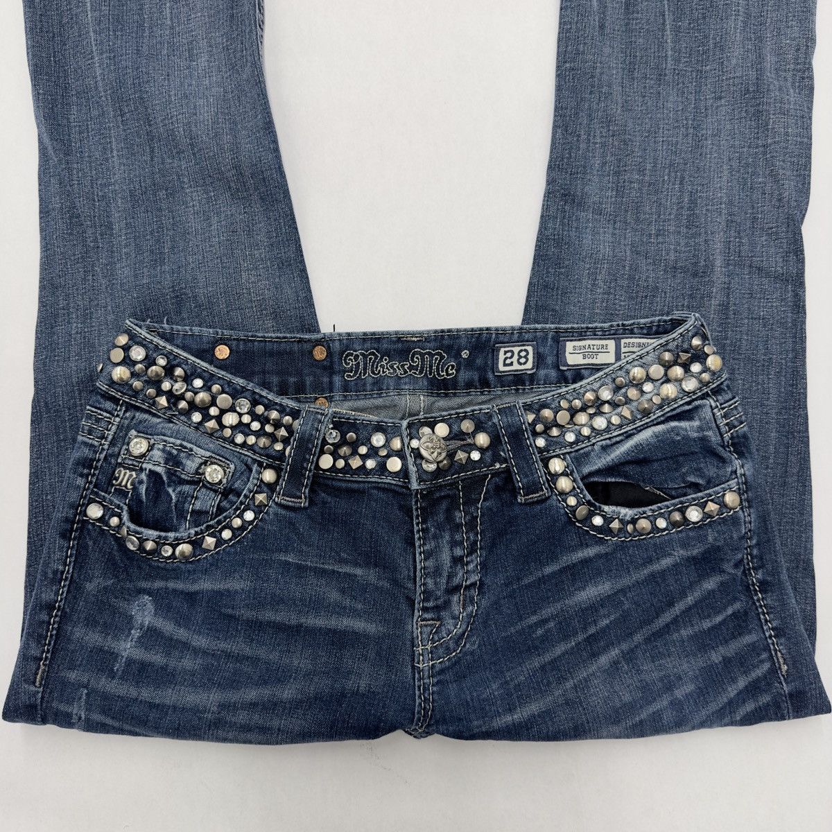 Miss Me × Vintage Vintage Miss Me jeans Size 28" / US 6 / IT 42 - 5 Thumbnail