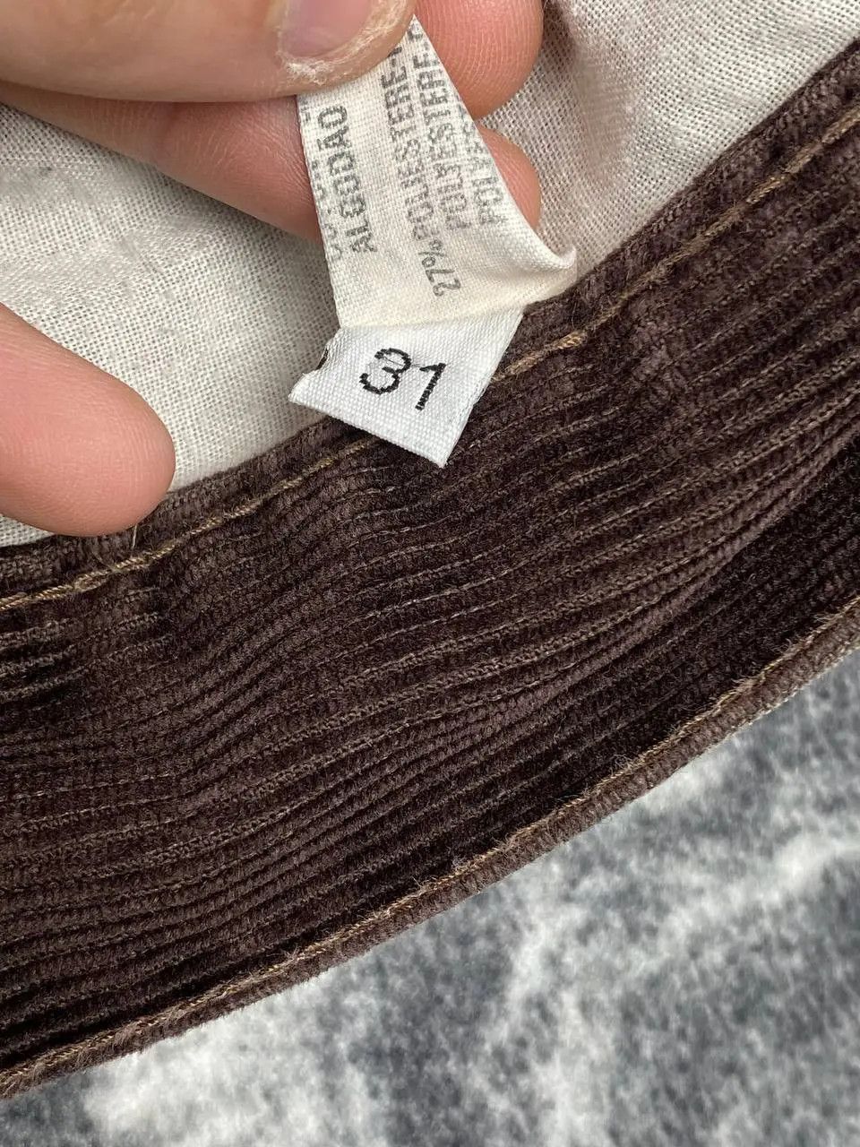 Valentino Vintage Vallentino Jeans Corduroy Pants Size US 31 - 8 Thumbnail
