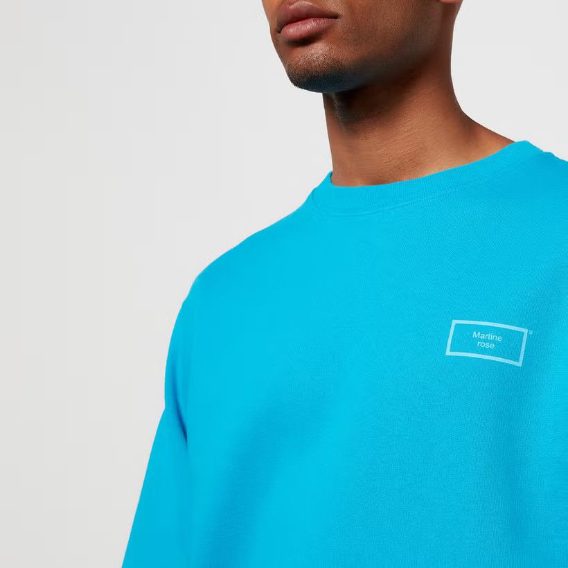 Martine Rose o1h1sh11224 Classic Hoodie in Blue Size US XL / EU 56 / 4 - 6 Thumbnail