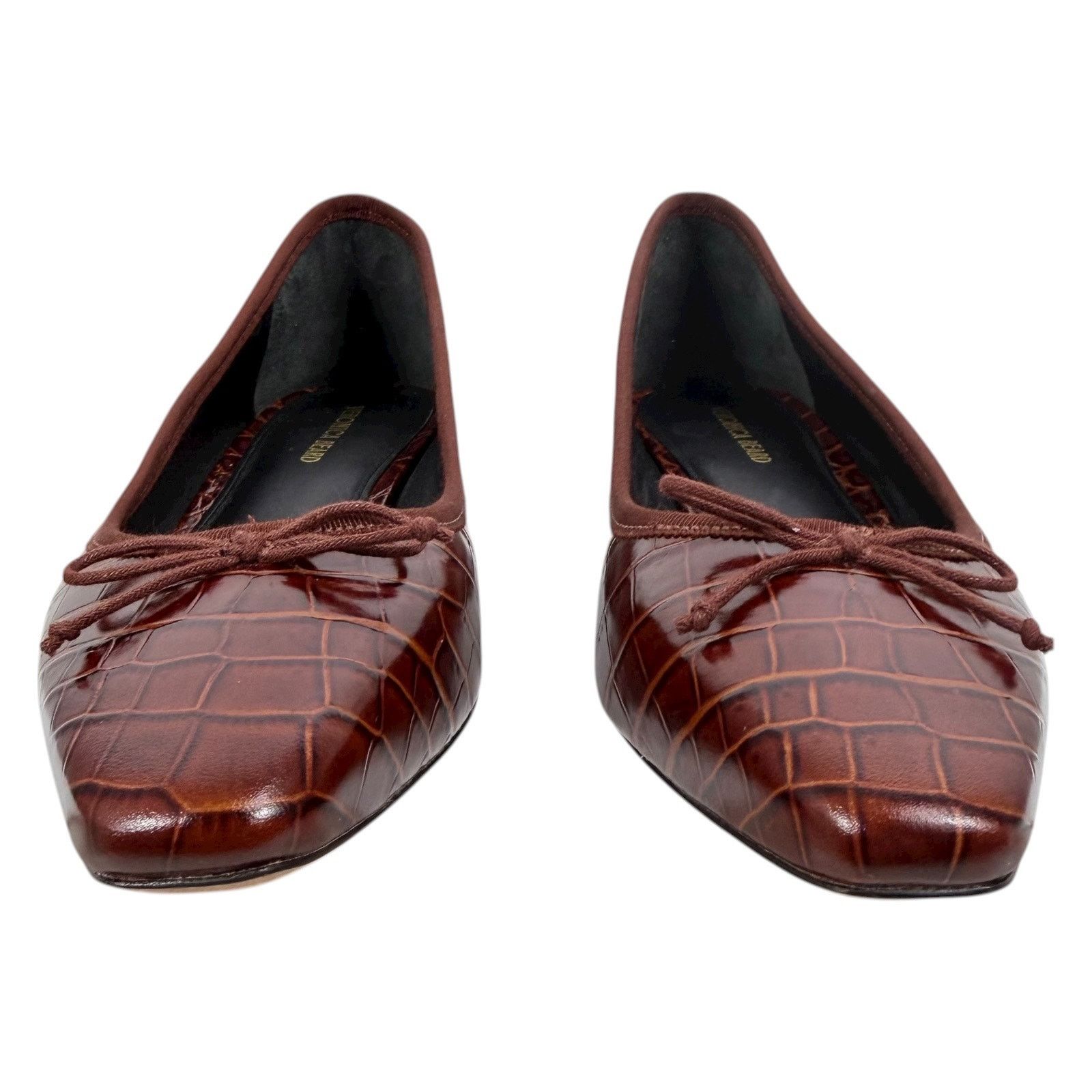 Veronica Beard Veronica Beard Cecile Bow Leather Pump Brown Size 7M Size US 7.5 / IT 37.5 - 4 Thumbnail