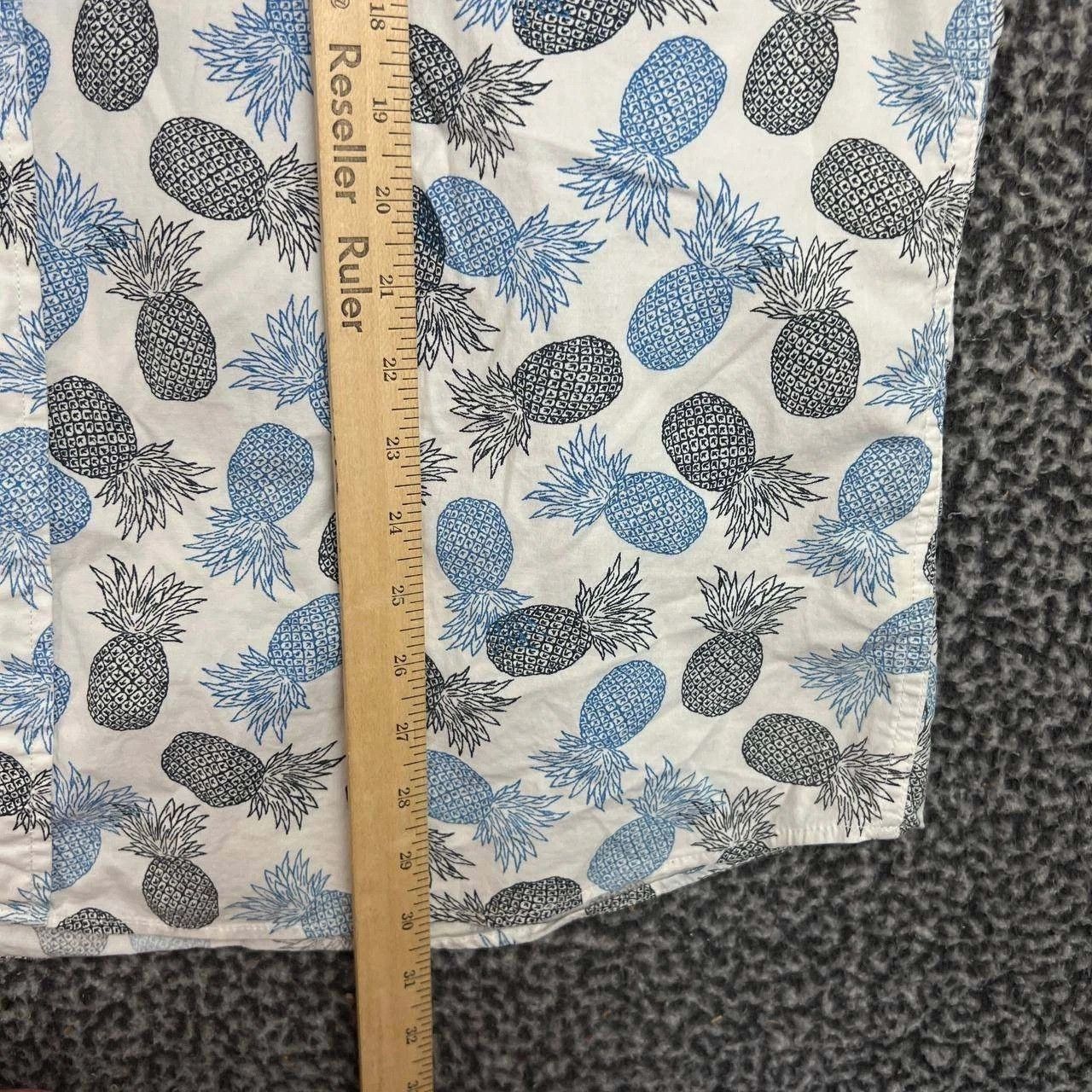 Other Sonoma Button Down Shirt Men XL Pineapple Print Cotton Size US XL / EU 56 / 4 - 6 Thumbnail