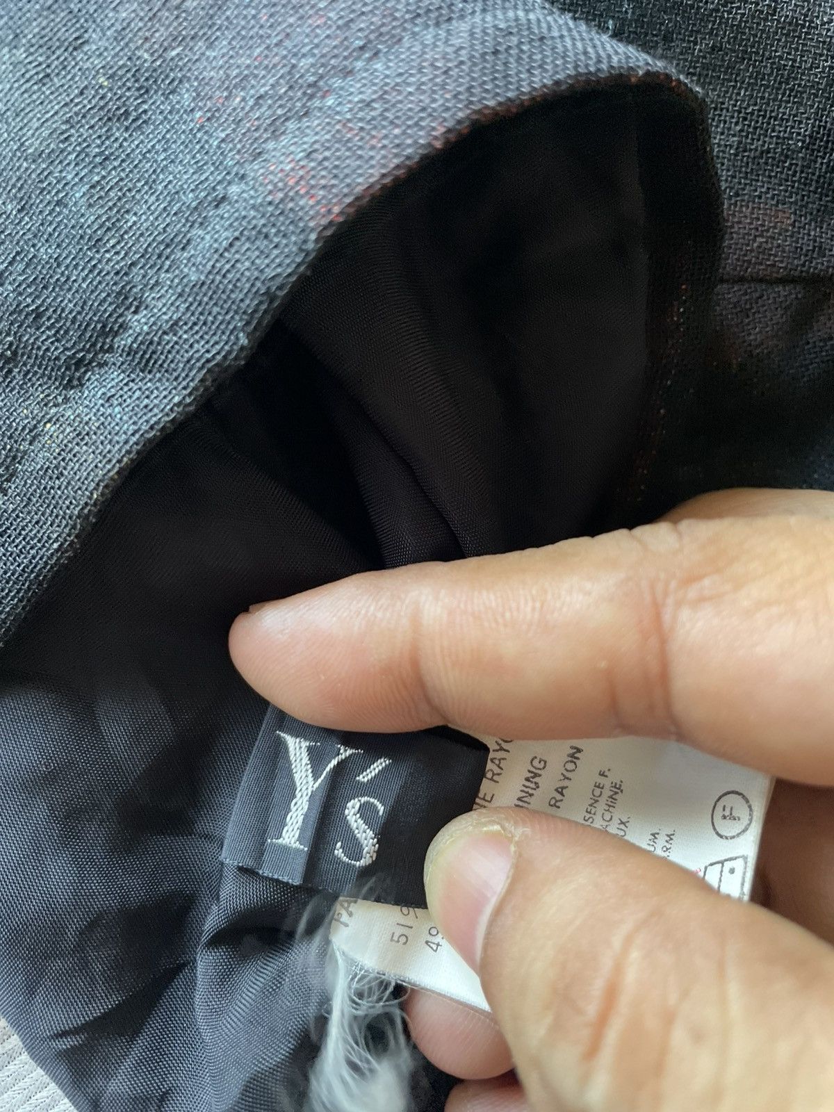 Yohji Yamamoto Archival Y's Yohji Yamamoto Lace-Up Back Cropped Wool Jacket Size US L / EU 52-54 / 3 - 13 Thumbnail