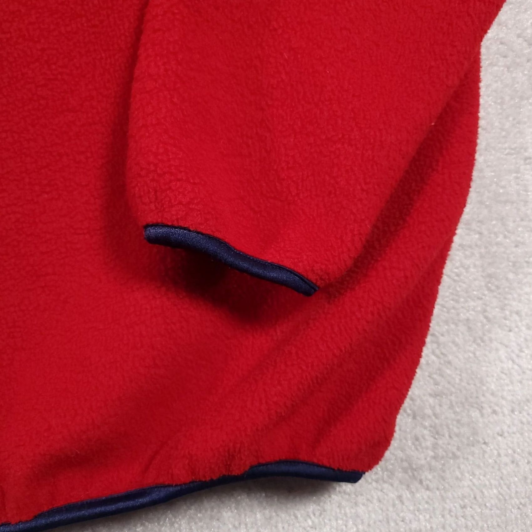 Timberland VINTAGE Timberland Weather Gear Jacket Fleece Mens L Red 1/4 Snap USA Made Size US L / EU 52-54 / 3 - 5 Thumbnail