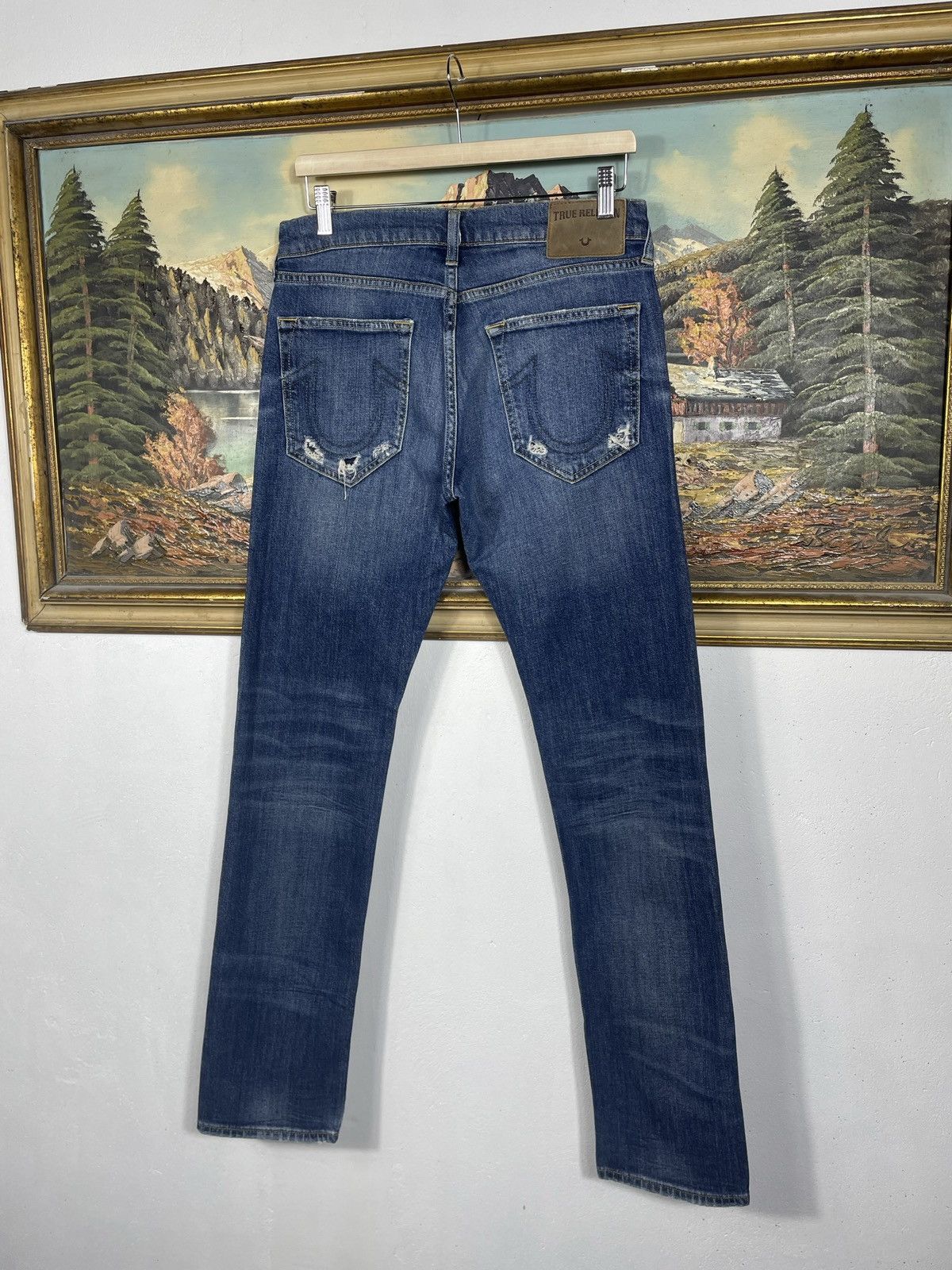 True Religion × Vintage True Religion Vintage Y2k Denim Jeans Ripped Pants Rocco Size 30" / US 8 / IT 44 - 7 Thumbnail