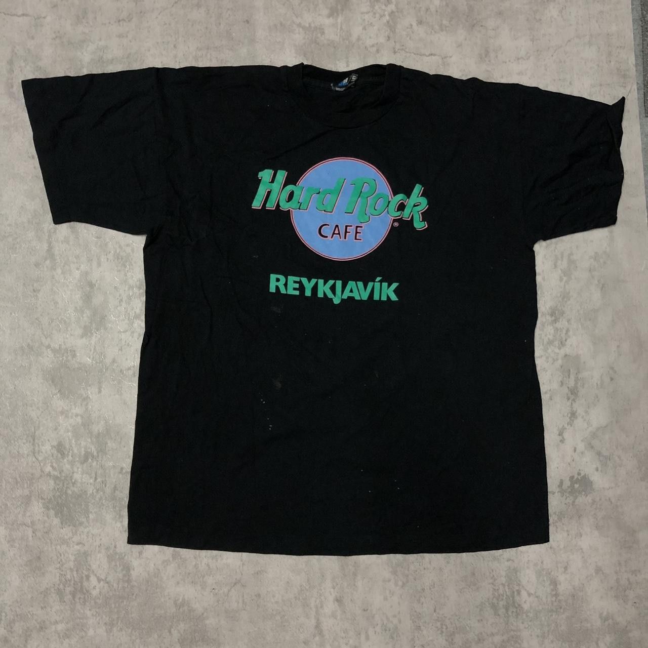Hard Rock Cafe Hard Rock Cafe Reykjavik black and blue t-shirt #Reykjavik Size US XL / EU 56 / 4 - 1 Thumbnail